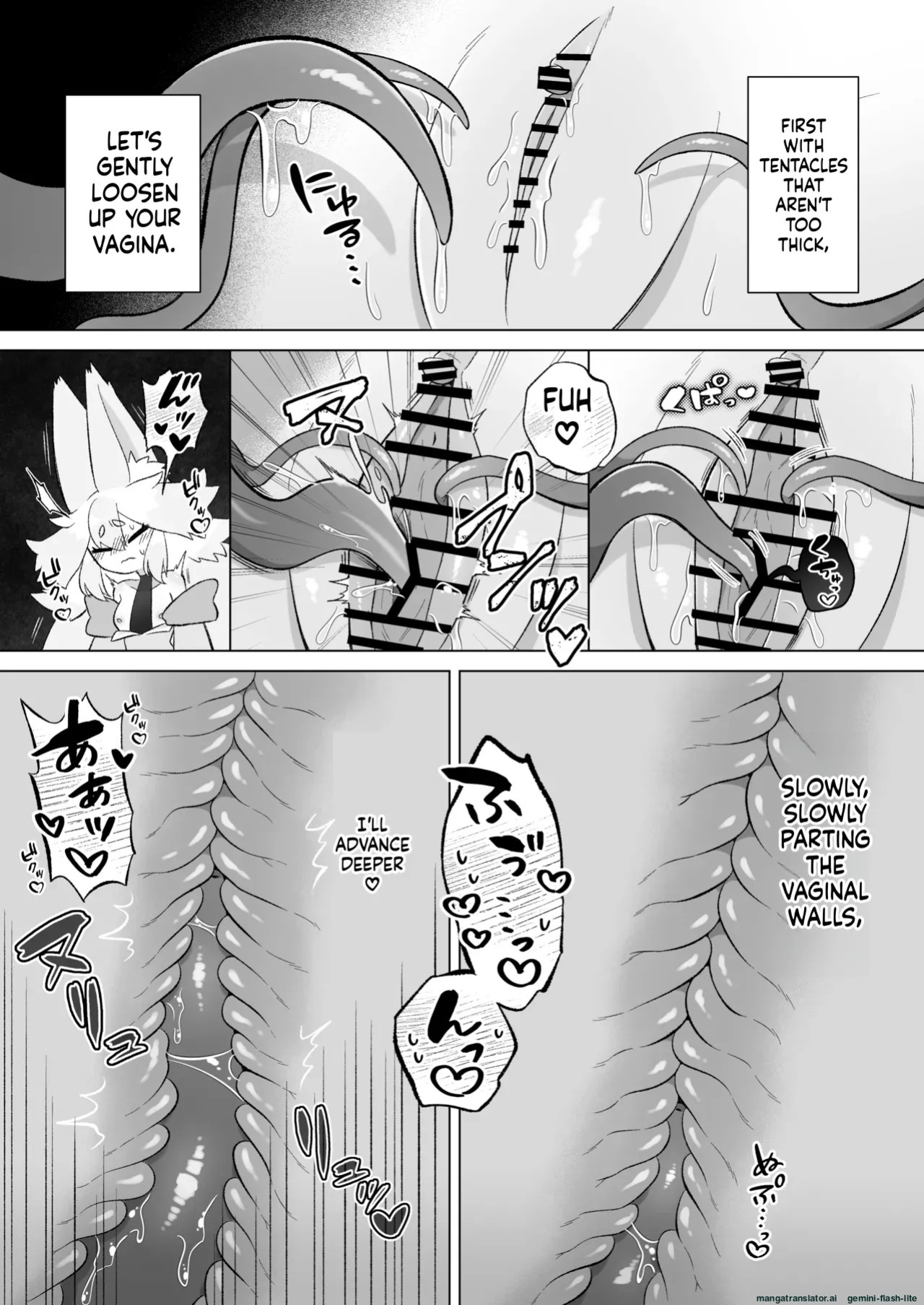 [Moto no Hondana (Moto)] Minarai futanari Inma ga Shokushu Onanii de Kairaku Zecchou Tanren suru Ohanashi [English] [SCANMTL]
