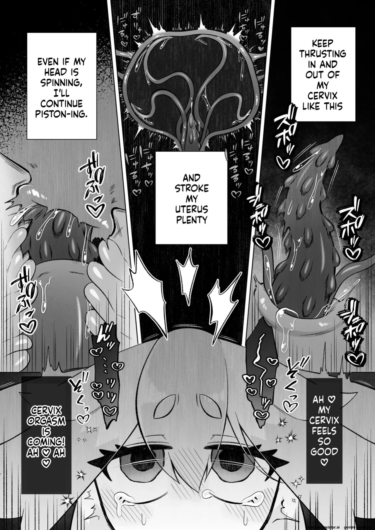 [Moto no Hondana (Moto)] Minarai futanari Inma ga Shokushu Onanii de Kairaku Zecchou Tanren suru Ohanashi [English] [SCANMTL]