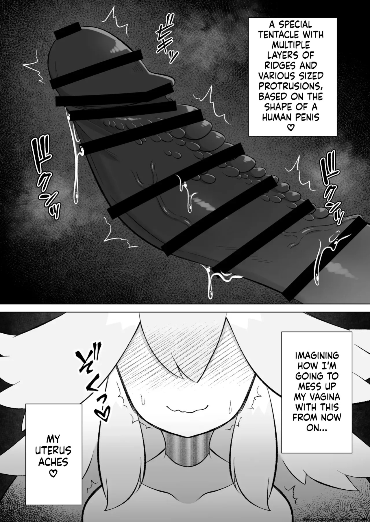 [Moto no Hondana (Moto)] Minarai futanari Inma ga Shokushu Onanii de Kairaku Zecchou Tanren suru Ohanashi [English] [SCANMTL]