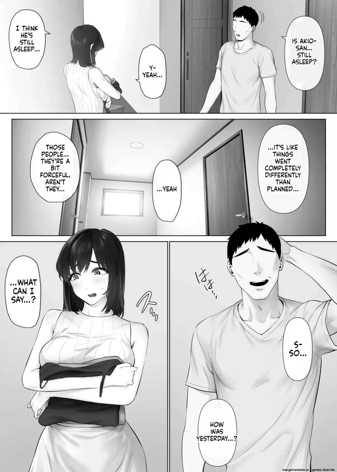 [Mitsumitsu Niku (Hikitogu)] LeveChi na Swapping 3 ~Honrosareru Fuufu Hen~