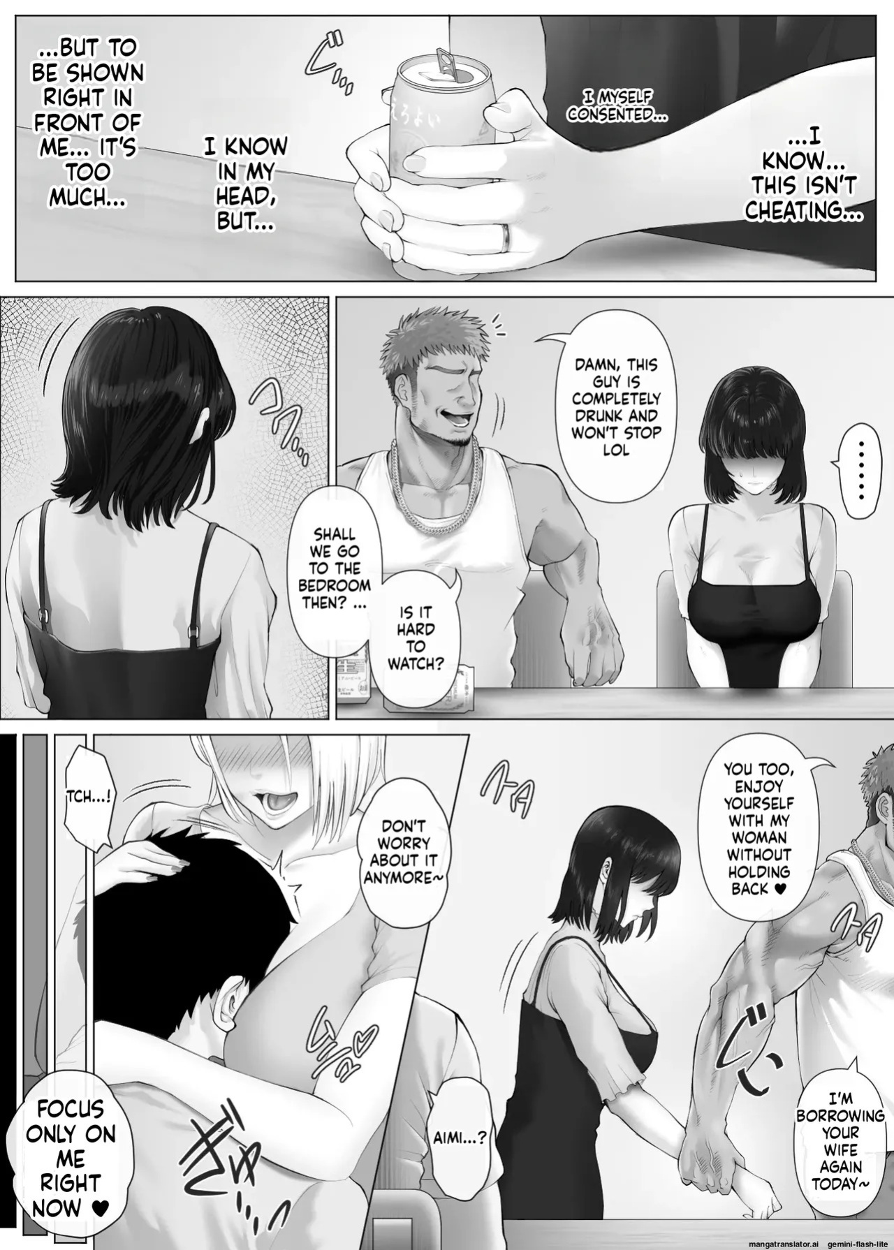 [Mitsumitsu Niku (Hikitogu)] LeveChi na Swapping 3 ~Honrosareru Fuufu Hen~