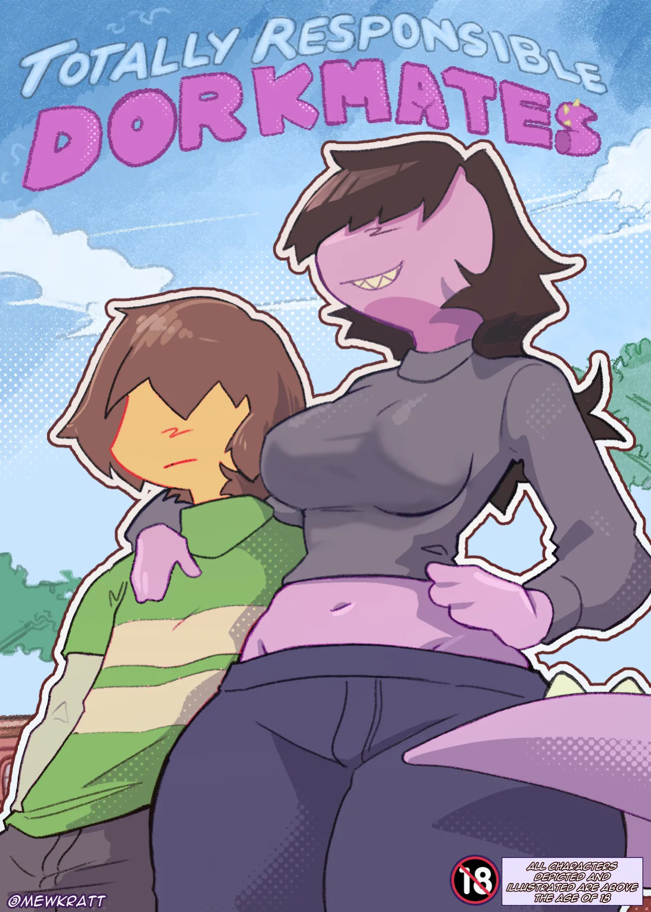 [MewKratt ]Totally Responsible Dorkmates (Deltarune) (WIP sketches) (Ongoing)