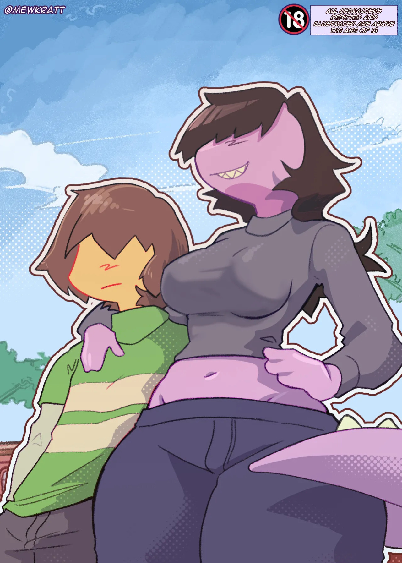 [MewKratt ]Totally Responsible Dorkmates (Deltarune) (WIP sketches) (Ongoing)