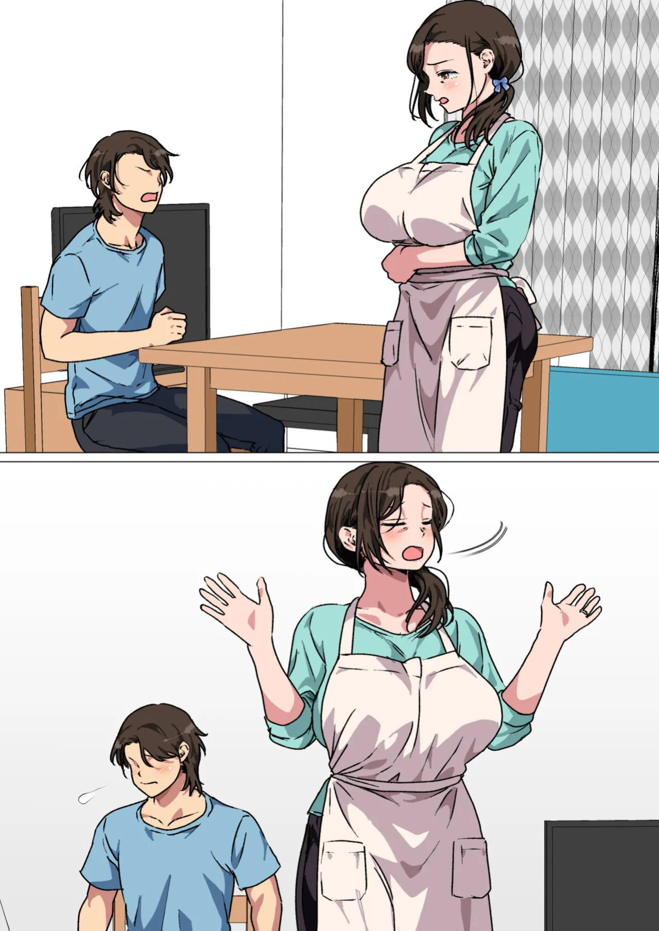 [Circle Spice] Haha ga Ecchi na Chouhatsu Shite Kita node Gaman Dekizu ni Hangeki Shimashita. | My mom started seducing me, so I couldn't hold back and fuck her. [English] [MTL]
