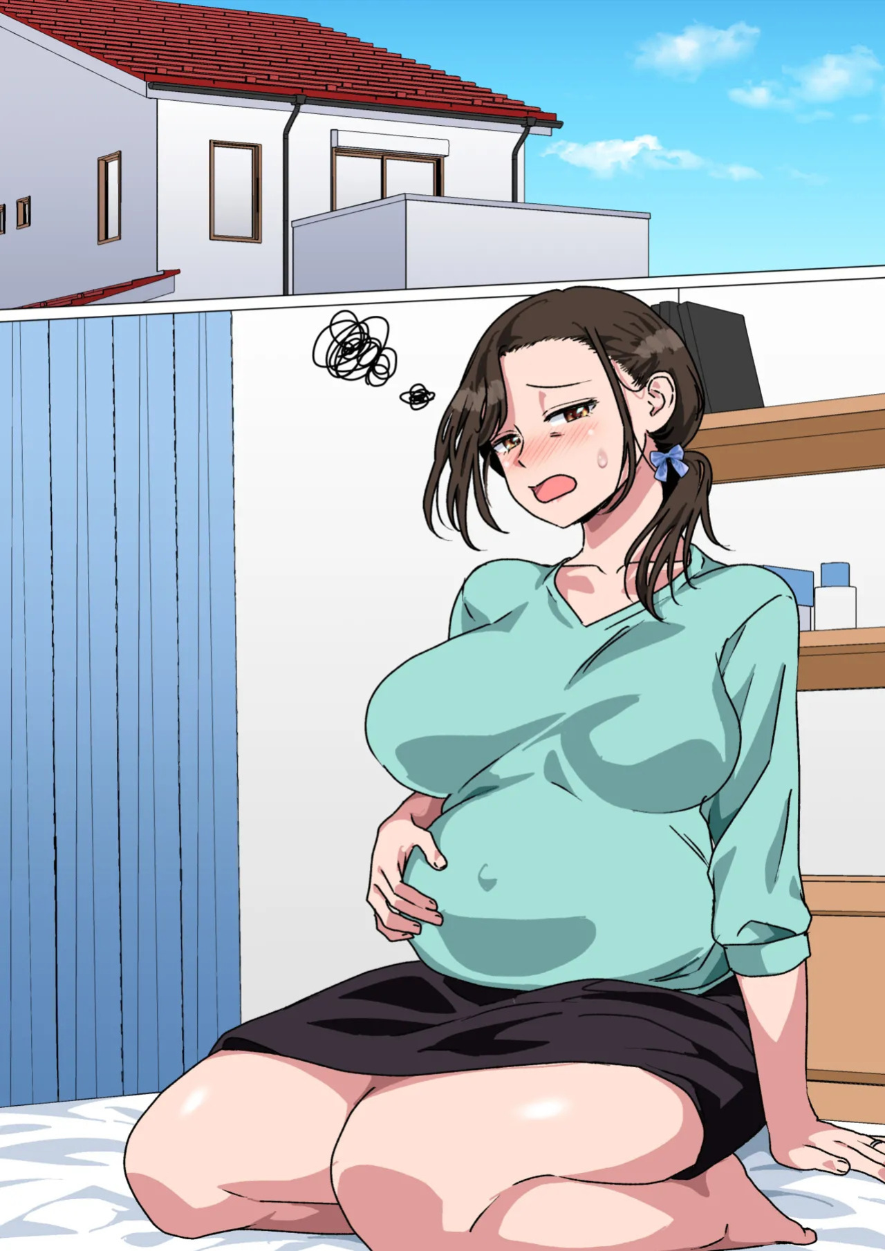 [Circle Spice] Haha ga Ecchi na Chouhatsu Shite Kita node Gaman Dekizu ni Hangeki Shimashita. | My mom started seducing me, so I couldn't hold back and fuck her. [English] [MTL]