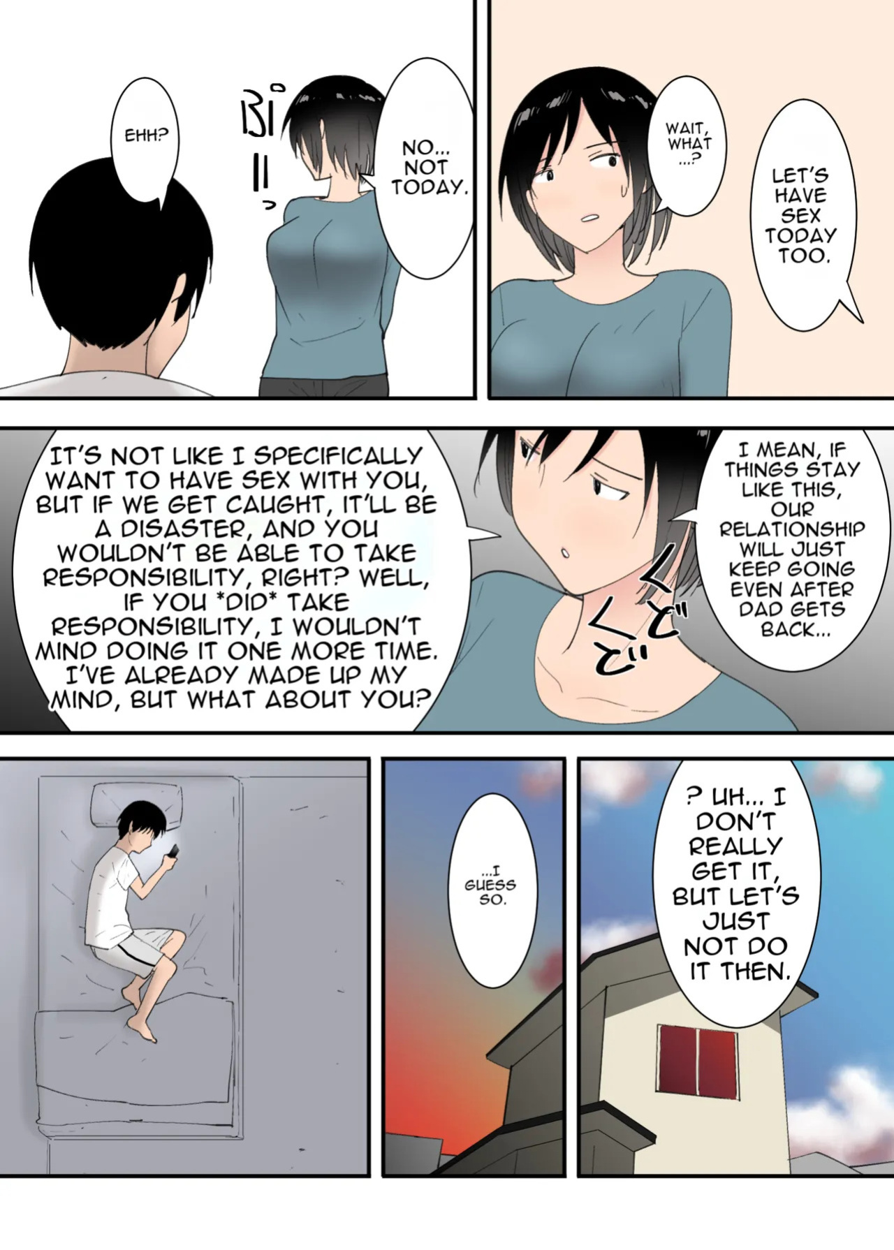 [Templicher] Kaa-san to Sex Shita Mikkakan | Three Days of Sex with My Mom [English] [MTL]