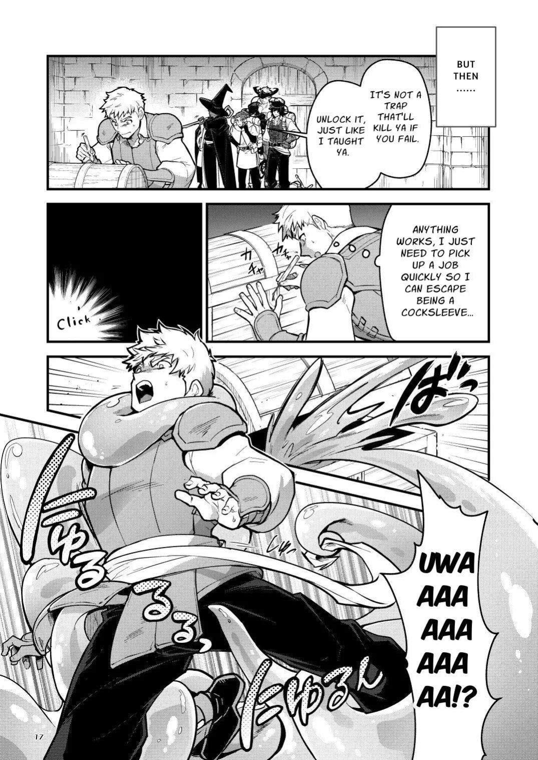 (YaroFes2025-summer-) [Seii Daishougun (ITKZ)] Ingoku no Meikyu - Job-mei 'onaho' no Shinjin Tansakusha wa Nakamatachi ni chokyo (Leveling) sarete Lv99 no Nikubenkininaru - [Digital] [English]