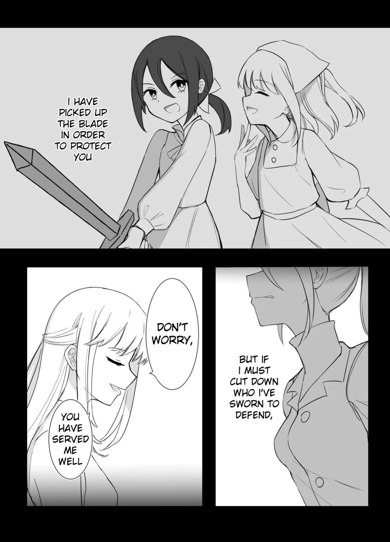 [Boukensha X no Sakaba (Boukensha C)] Maou Toubatsu Shippai Heroine Gisei Normal End de Utsu ni Natta Koutensei Futanari Kenshi to Otokonoko Shinkan no Hanashi | Crestfallen Futanari x Femboy Priest: Prepare to Cum Edition [English] [Decensored]