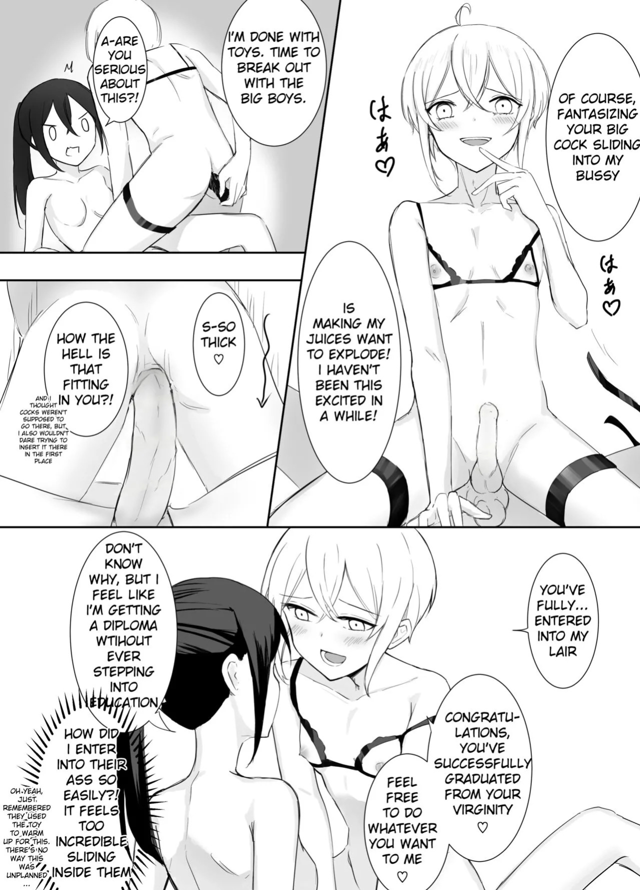 [Boukensha X no Sakaba (Boukensha C)] Maou Toubatsu Shippai Heroine Gisei Normal End de Utsu ni Natta Koutensei Futanari Kenshi to Otokonoko Shinkan no Hanashi | Crestfallen Futanari x Femboy Priest: Prepare to Cum Edition [English] [Decensored]