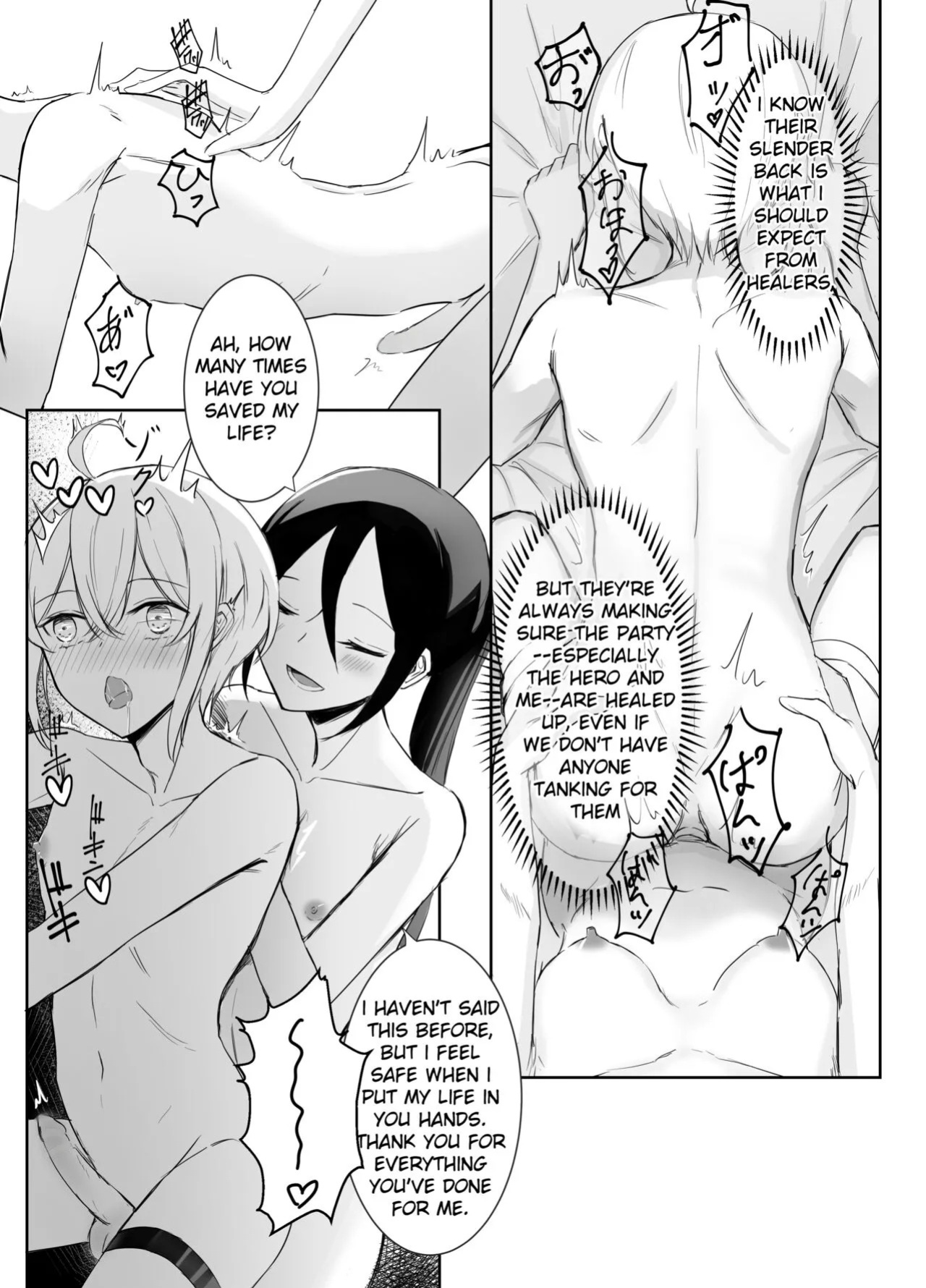 [Boukensha X no Sakaba (Boukensha C)] Maou Toubatsu Shippai Heroine Gisei Normal End de Utsu ni Natta Koutensei Futanari Kenshi to Otokonoko Shinkan no Hanashi | Crestfallen Futanari x Femboy Priest: Prepare to Cum Edition [English] [Decensored]