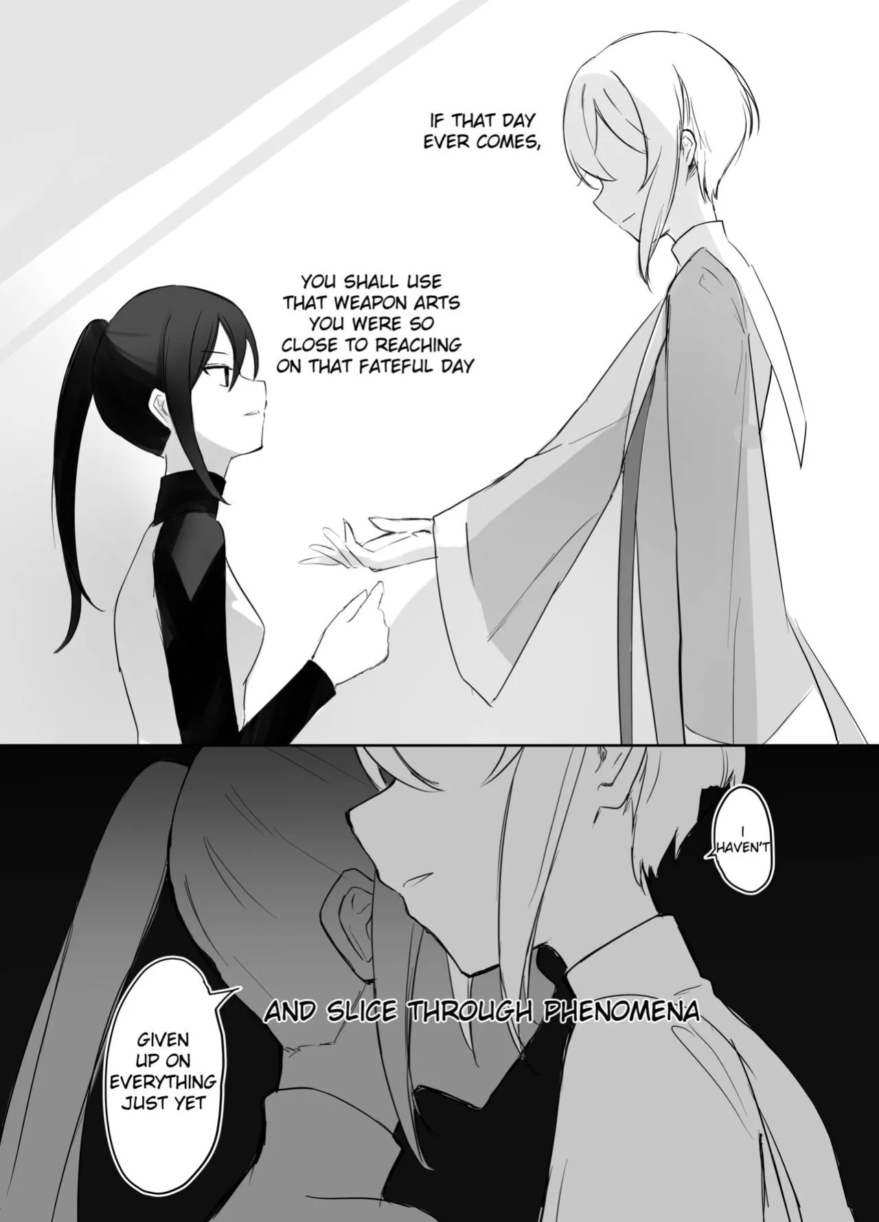 [Boukensha X no Sakaba (Boukensha C)] Maou Toubatsu Shippai Heroine Gisei Normal End de Utsu ni Natta Koutensei Futanari Kenshi to Otokonoko Shinkan no Hanashi | Crestfallen Futanari x Femboy Priest: Prepare to Cum Edition [English] [Decensored]