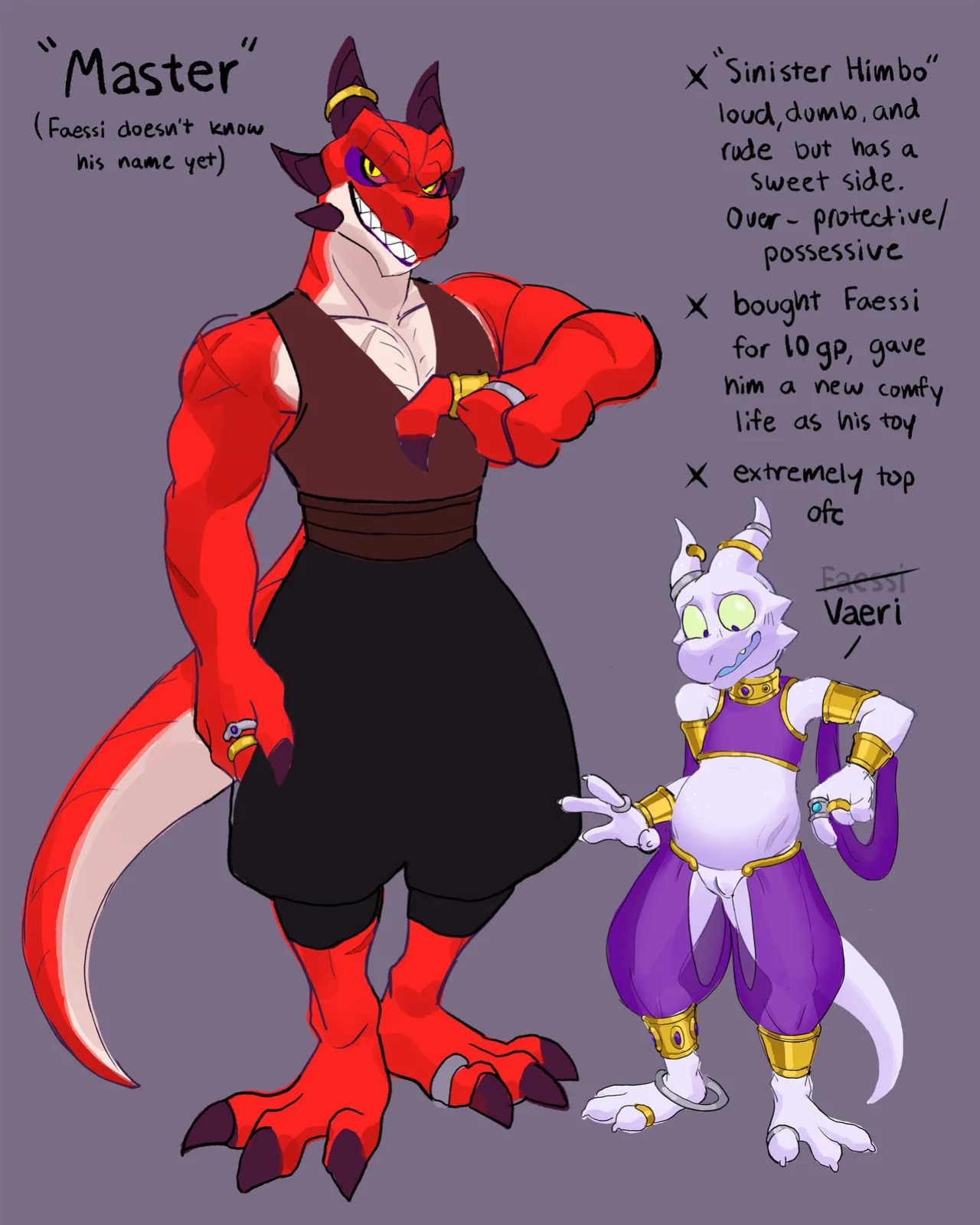 [lock-wolf / knoty_dog / inklings] faessi and master
