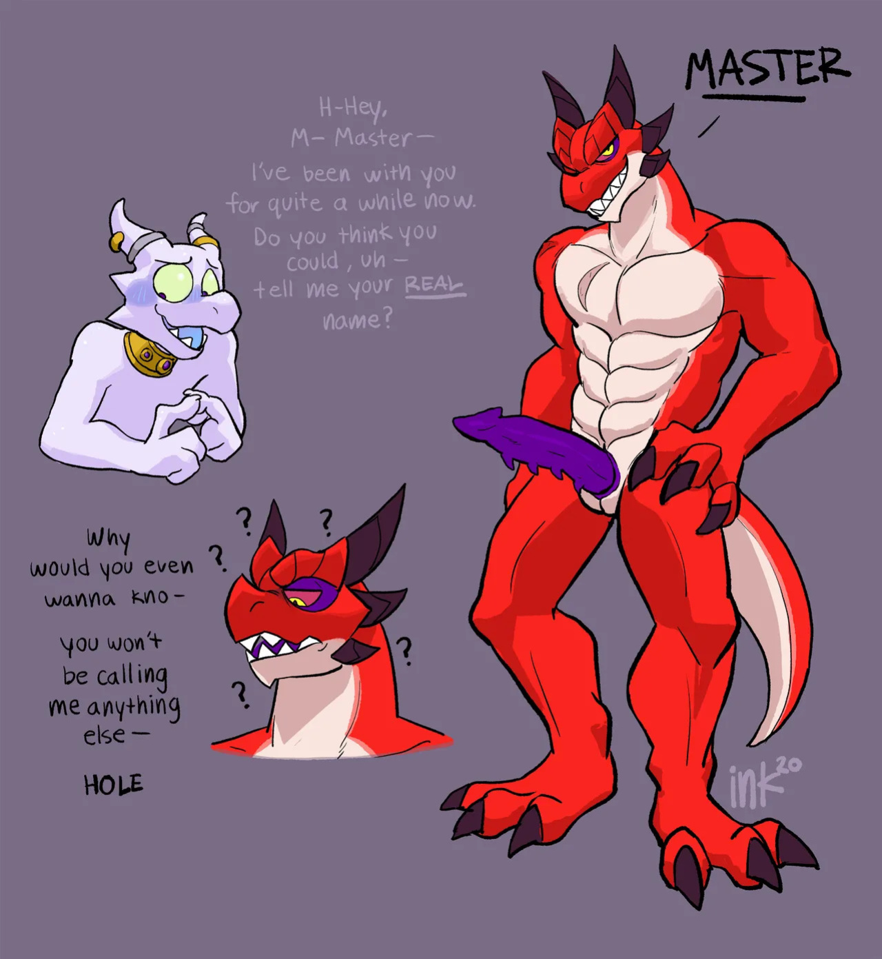 [lock-wolf / knoty_dog / inklings] faessi and master