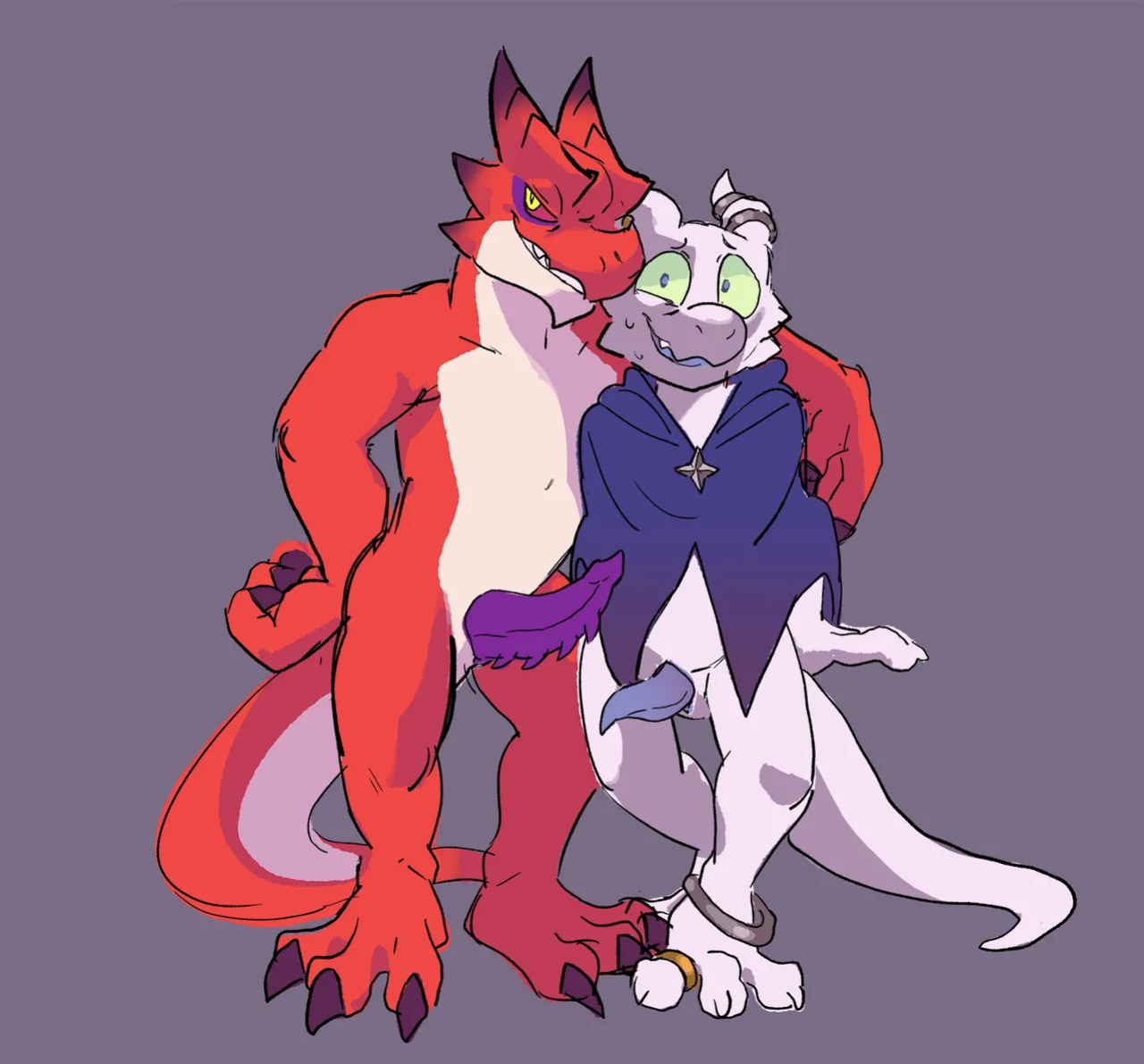 [lock-wolf / knoty_dog / inklings] faessi and master