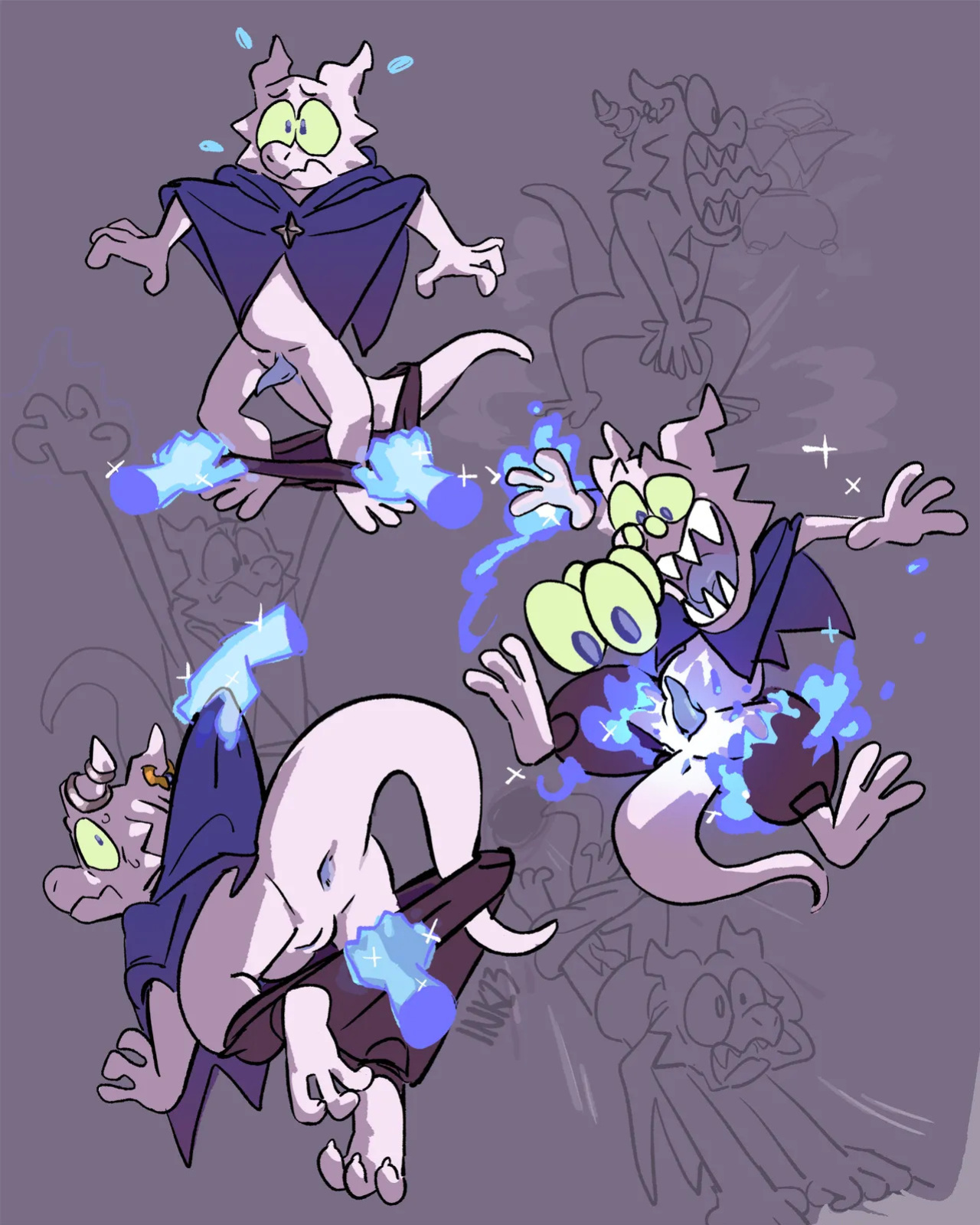 [lock-wolf / knoty_dog / inklings] faessi and master