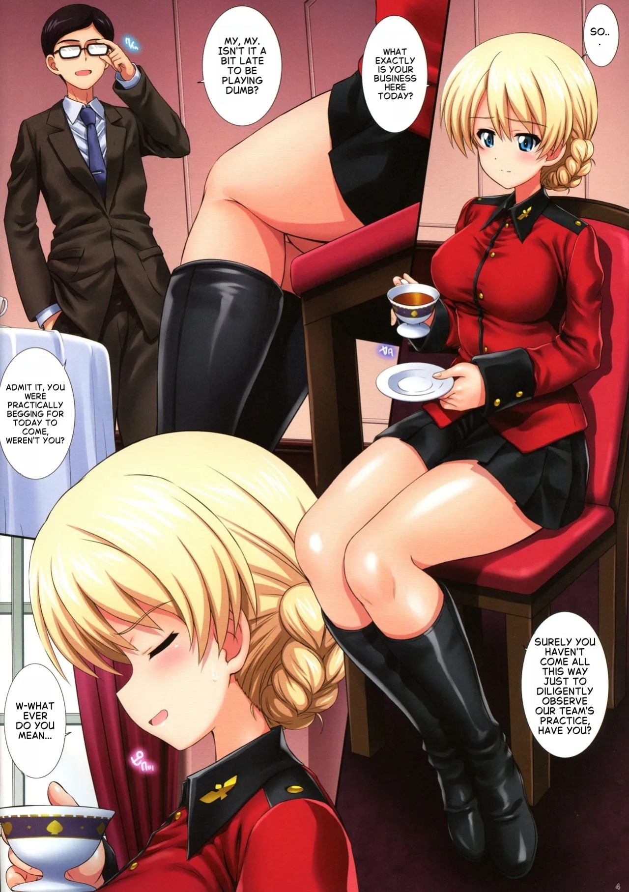 (C97) [Kamogawaya (Kamogawa Tanuki)] Gochuumon wa Koucha desu ka? 3 - Is the order a cup of tea? 3 (Girls und Panzer) [English]