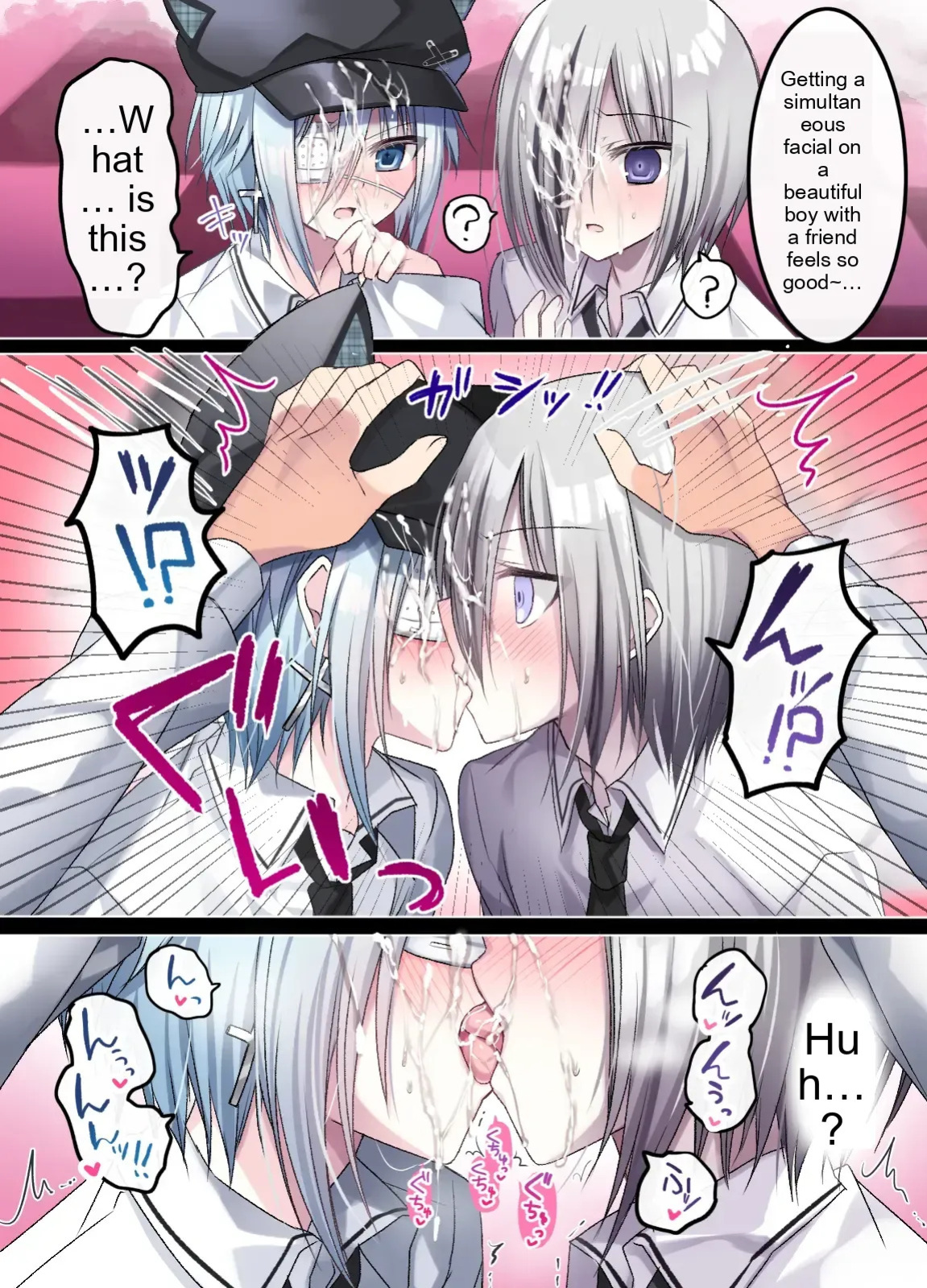 [Usagi Zangeshitsu (Touga)] Otona o Nameta Namaiki x Cool Shounen Kyousei Iki Gaman Taiketsu ~Tomodachi ni Miidasu Retsujou~ | A Sassy Kid Who Underestimates Adults vs. A Cool Teen: A Forced Orgasm Endurance Battle ~Discovering Lust in a Friend~ [English]