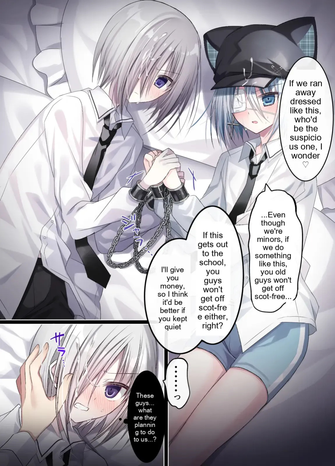 [Usagi Zangeshitsu (Touga)] Otona o Nameta Namaiki x Cool Shounen Kyousei Iki Gaman Taiketsu ~Tomodachi ni Miidasu Retsujou~ | A Sassy Kid Who Underestimates Adults vs. A Cool Teen: A Forced Orgasm Endurance Battle ~Discovering Lust in a Friend~ [English]