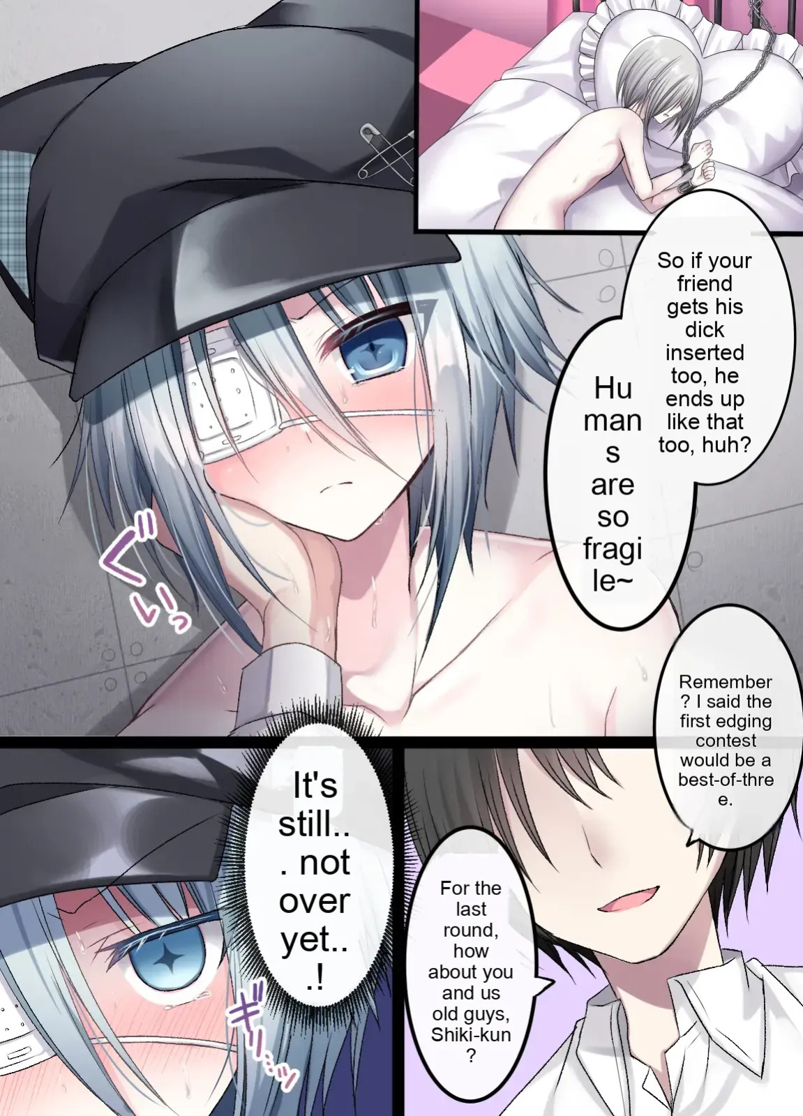 [Usagi Zangeshitsu (Touga)] Otona o Nameta Namaiki x Cool Shounen Kyousei Iki Gaman Taiketsu ~Tomodachi ni Miidasu Retsujou~ | A Sassy Kid Who Underestimates Adults vs. A Cool Teen: A Forced Orgasm Endurance Battle ~Discovering Lust in a Friend~ [English]