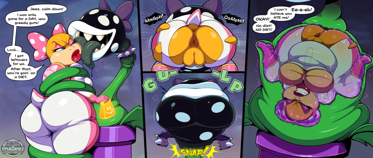 [imadeej] Wendy vs Pet Piranha Plant (Super Mario)