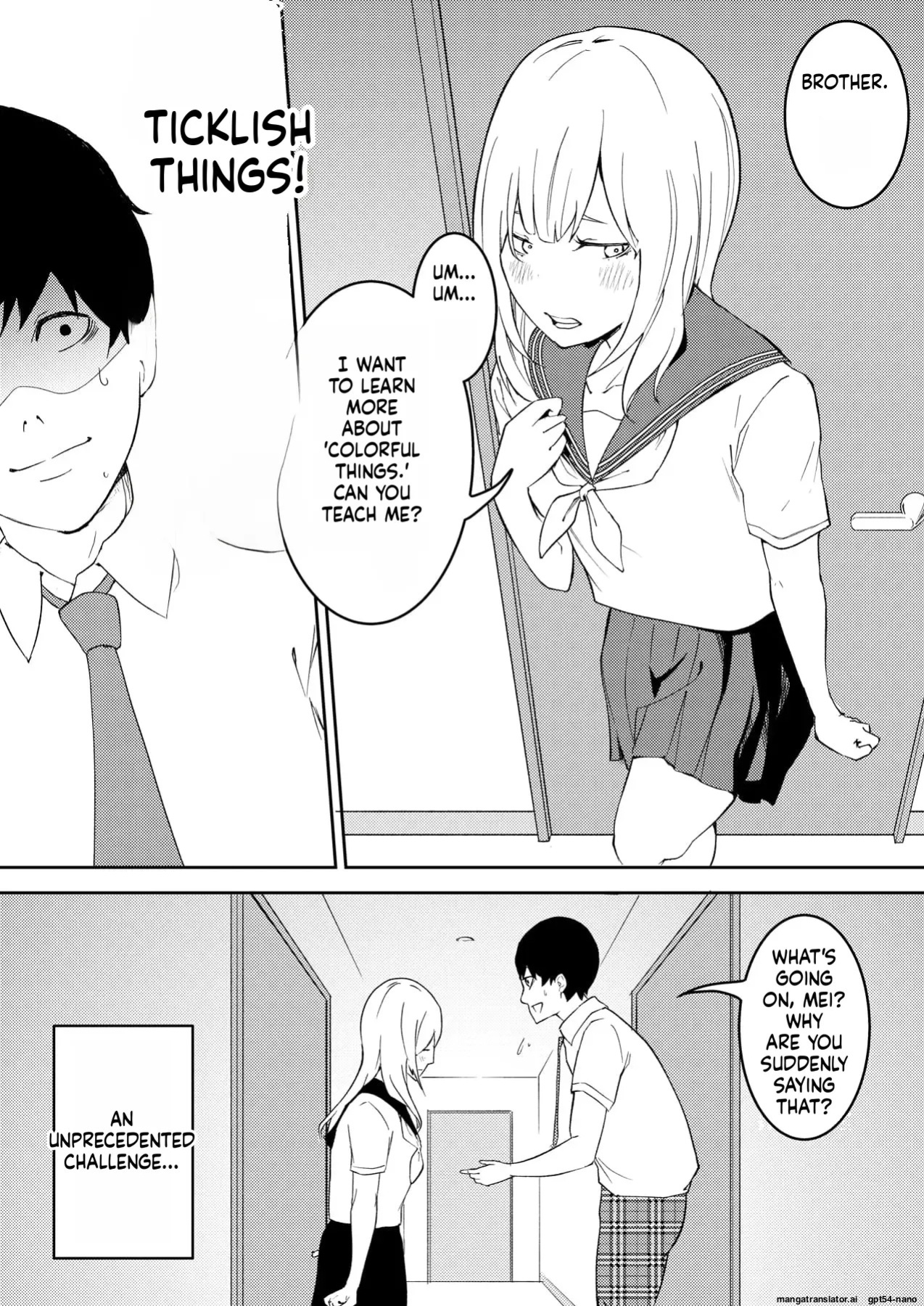[Ohiya Horoyoi] Kinou Made wa Imouto no Otehon datta | Before Yesterday Clearly Still Keeps Saying How much They Admire Me [English] [MTL]