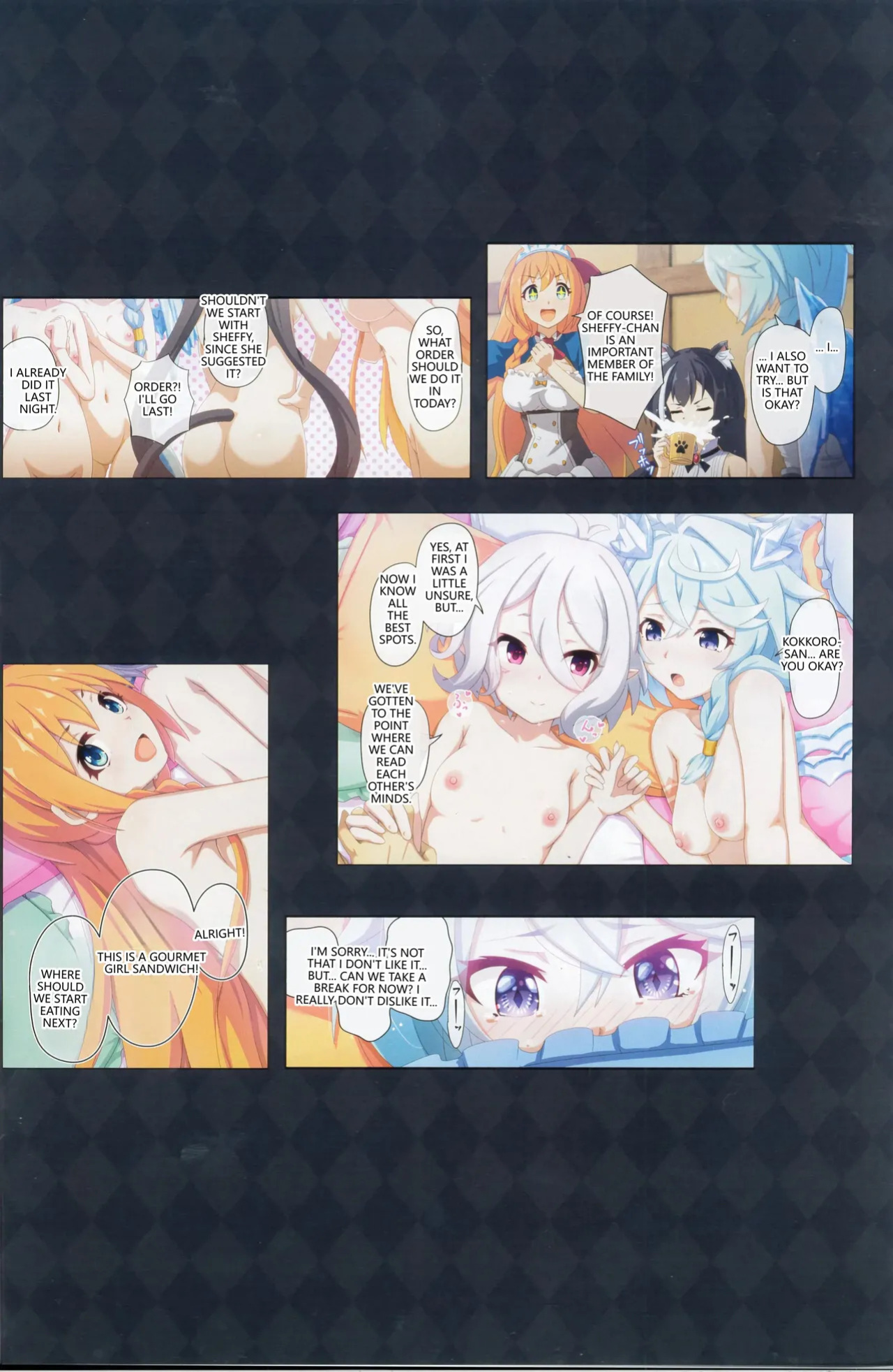 (C103) [MIDDLY (Midorinocha)] Colorful Connect 9th:Dive (Princess Connect! Re:Dive) [English] [VGT13]