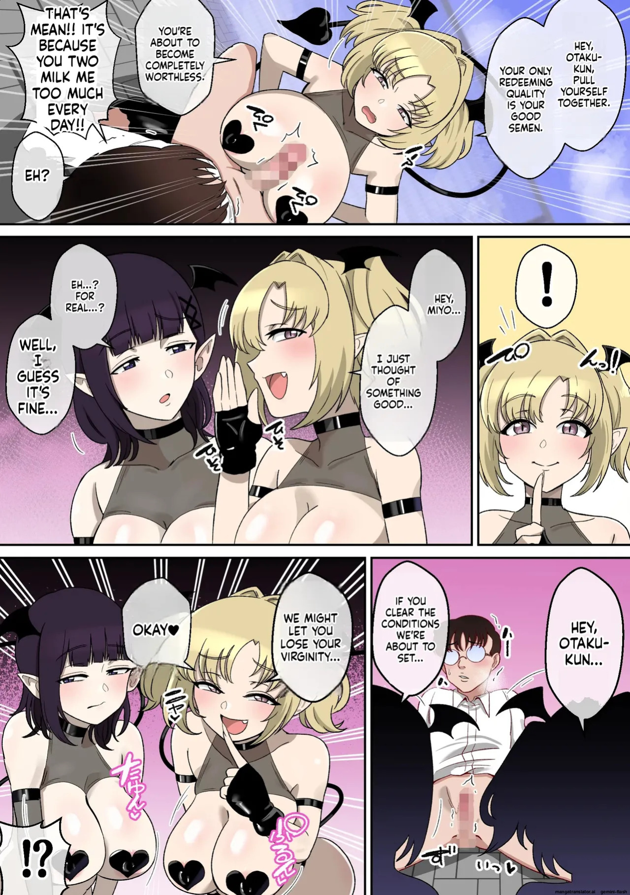 W Paizuri Gal Succubus ni Seishi Katsuage Sareru Hanashi