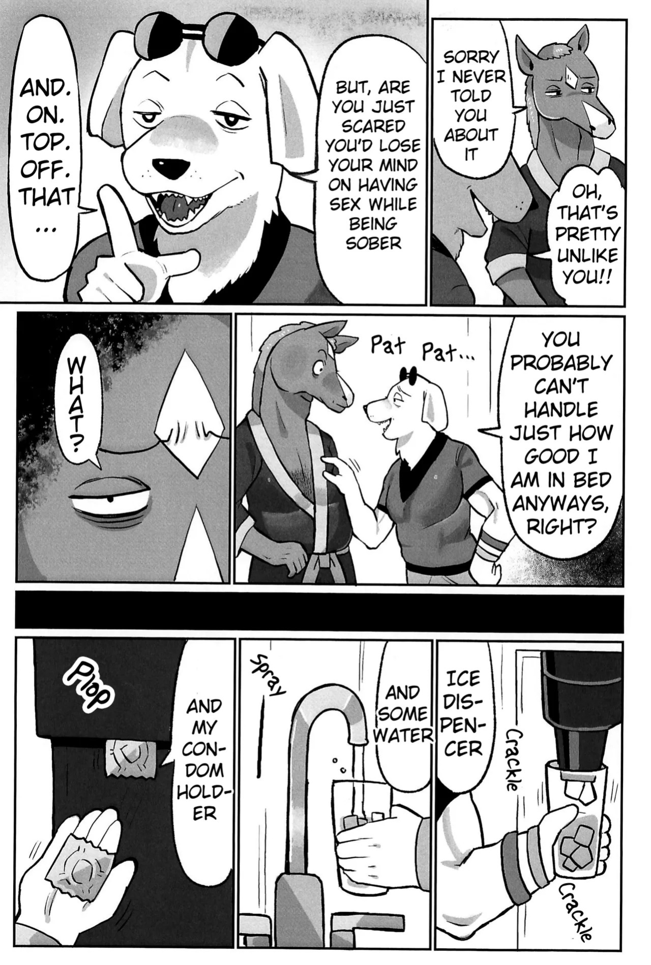 (Shinshun Kemoket 11) [hanamuke (Igarashi Hazuki)] Can I beat a dog's dick? Let's Find Out!! (BoJack Horseman)