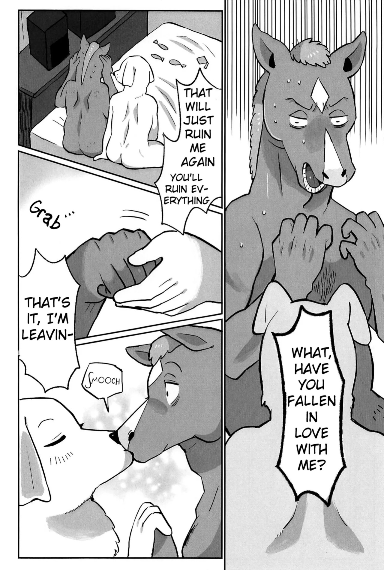 (Shinshun Kemoket 11) [hanamuke (Igarashi Hazuki)] Can I beat a dog's dick? Let's Find Out!! (BoJack Horseman)