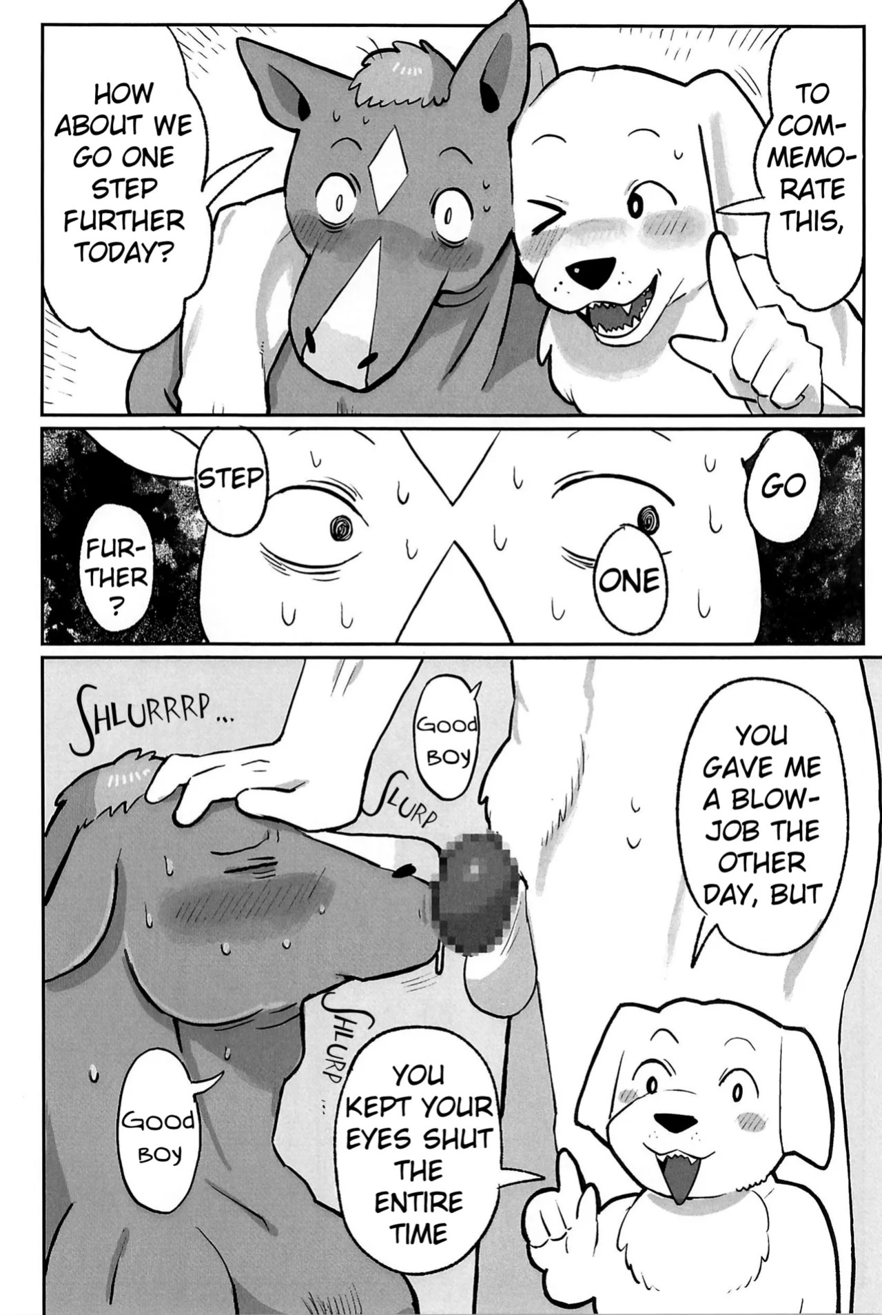(Shinshun Kemoket 11) [hanamuke (Igarashi Hazuki)] Can I beat a dog's dick? Let's Find Out!! (BoJack Horseman)