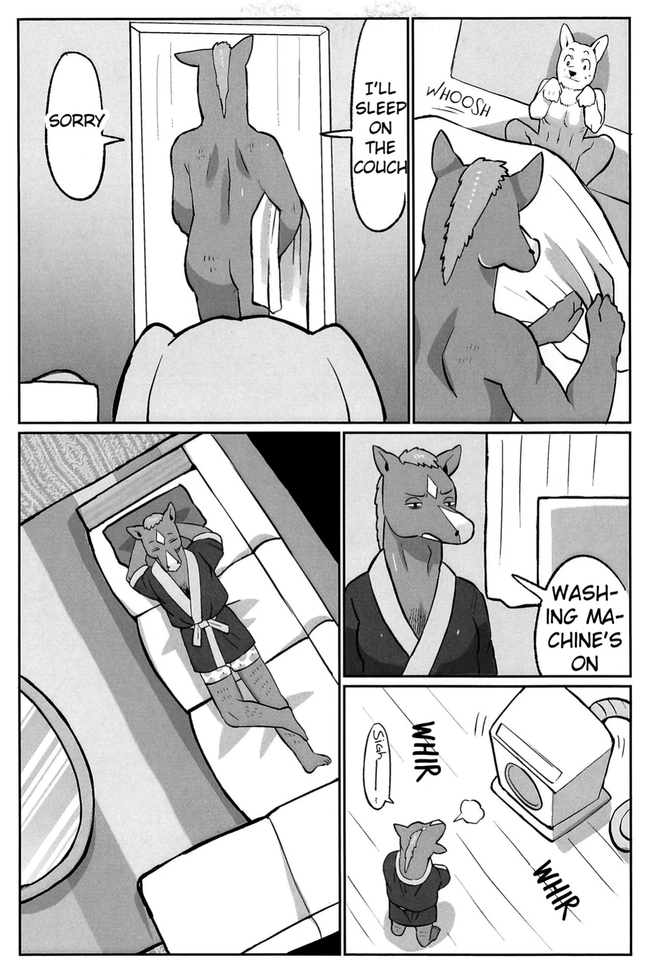 (Shinshun Kemoket 11) [hanamuke (Igarashi Hazuki)] Can I beat a dog's dick? Let's Find Out!! (BoJack Horseman)