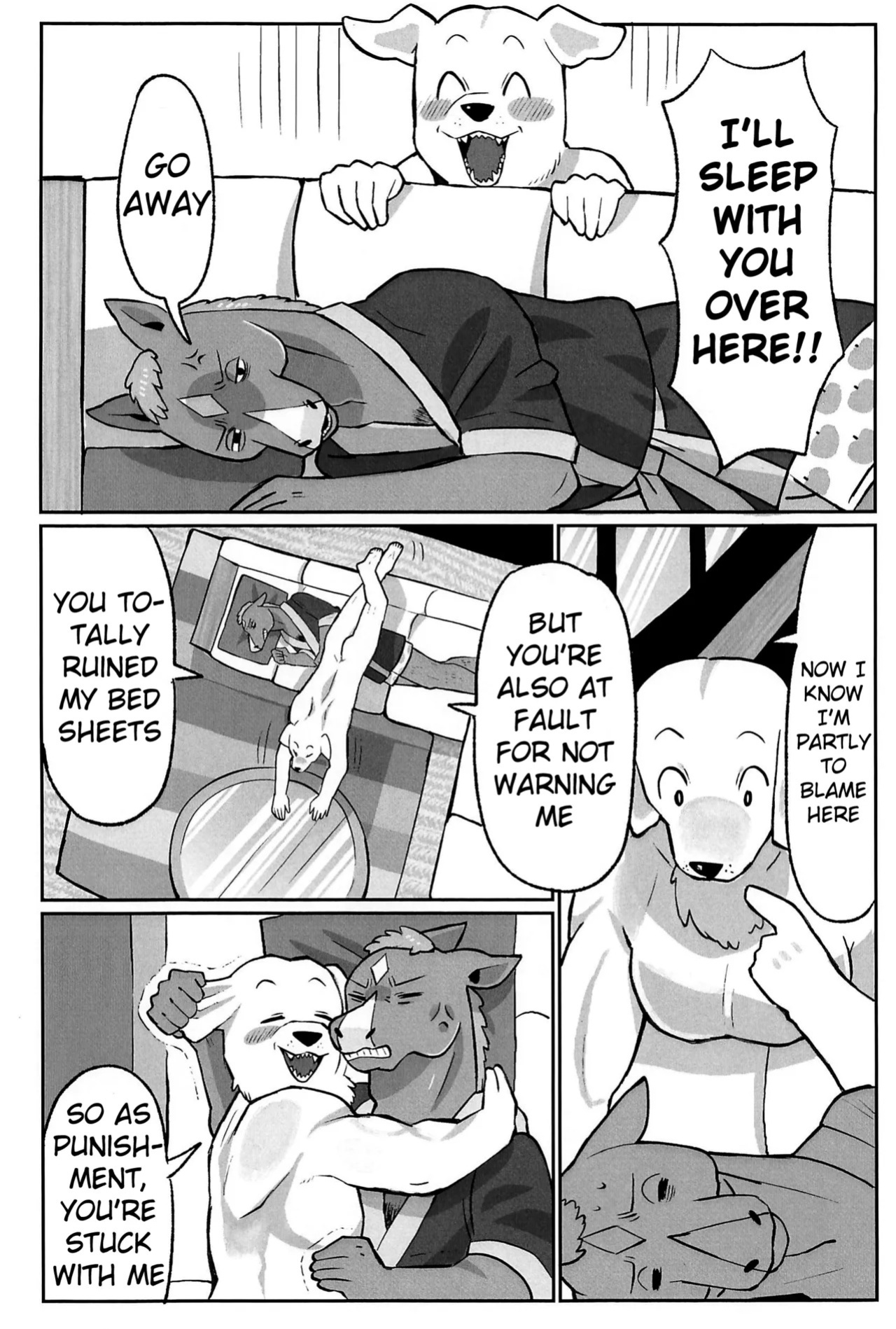 (Shinshun Kemoket 11) [hanamuke (Igarashi Hazuki)] Can I beat a dog's dick? Let's Find Out!! (BoJack Horseman)