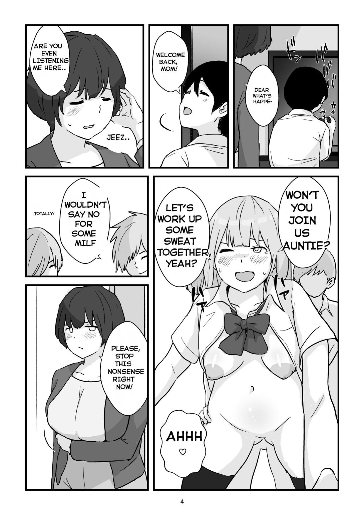 [Goninbijin] Mama wa Boku no Condom | Mom is My Condom [English] [Giras]