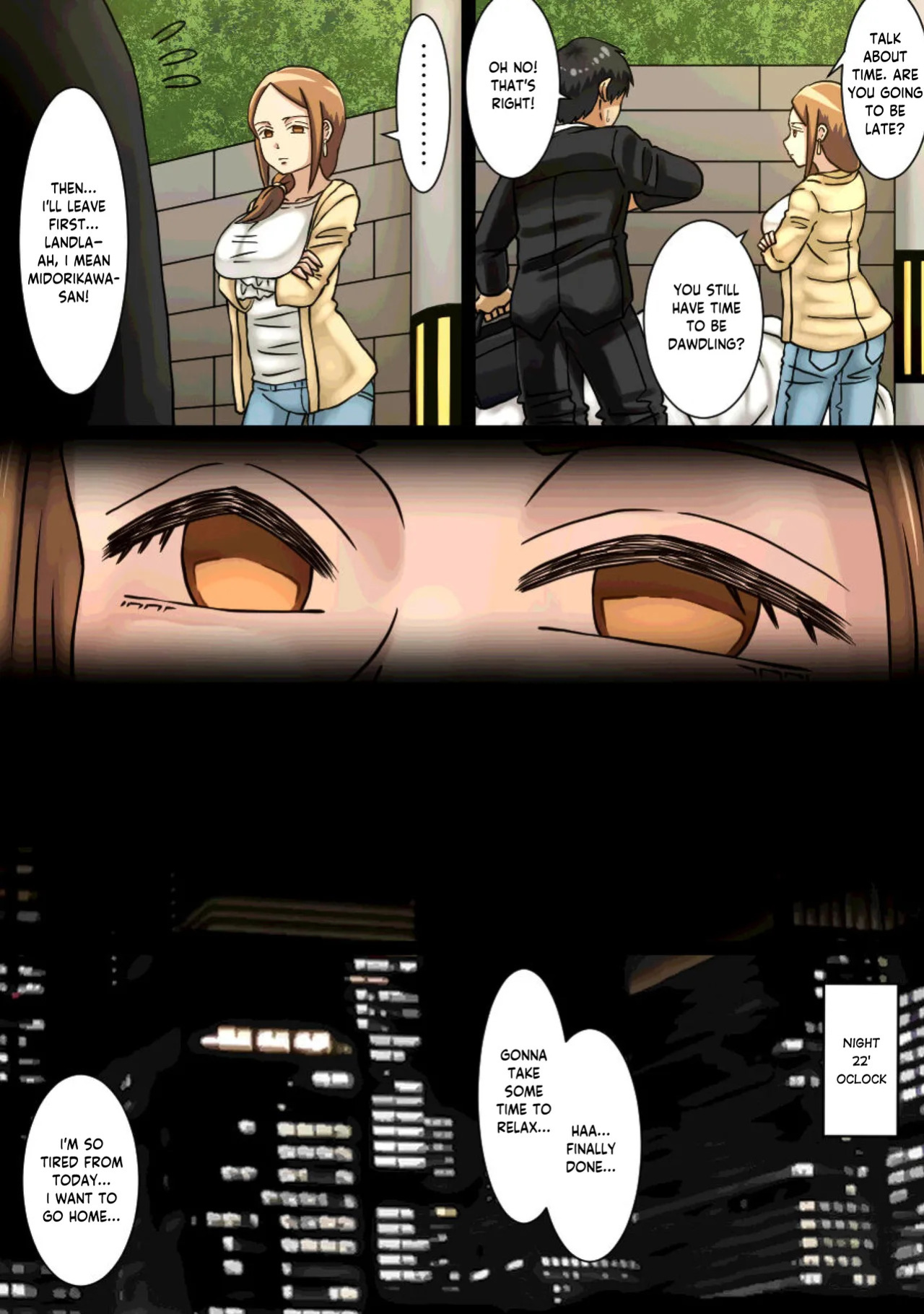 [Kaisendoh (Makuzira)] The Story of the Landlady Taking Advantage of Me While I Was Sleeping and Secretly Having Sex With Me [English]