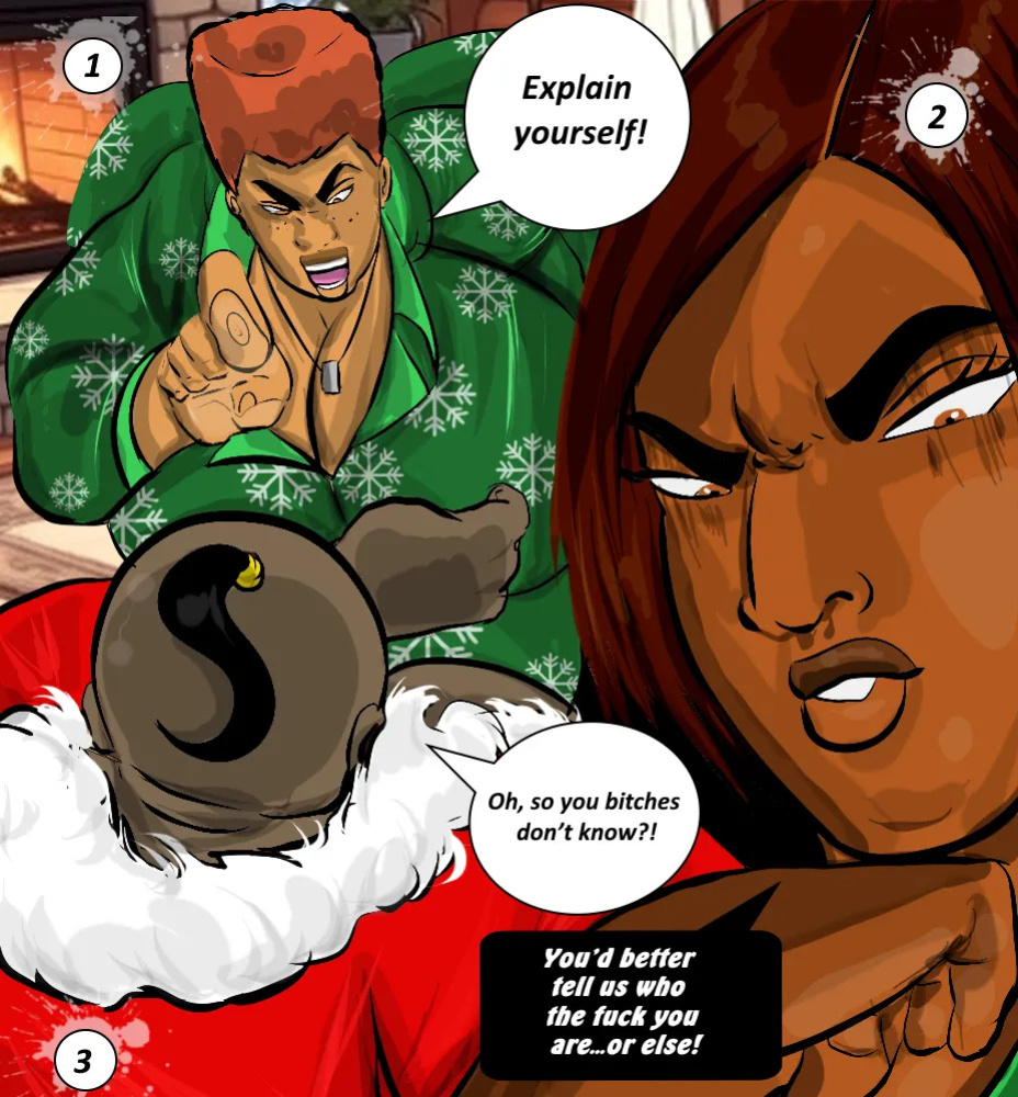 Santa baby Don't stop (BBWTSCOMIC)