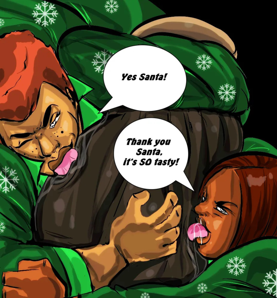 Santa baby Don't stop (BBWTSCOMIC)