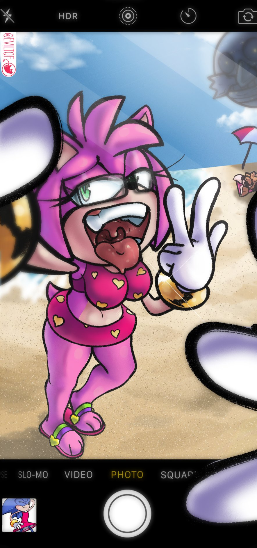 [EvilTQF] Amy Rose Beach Snack