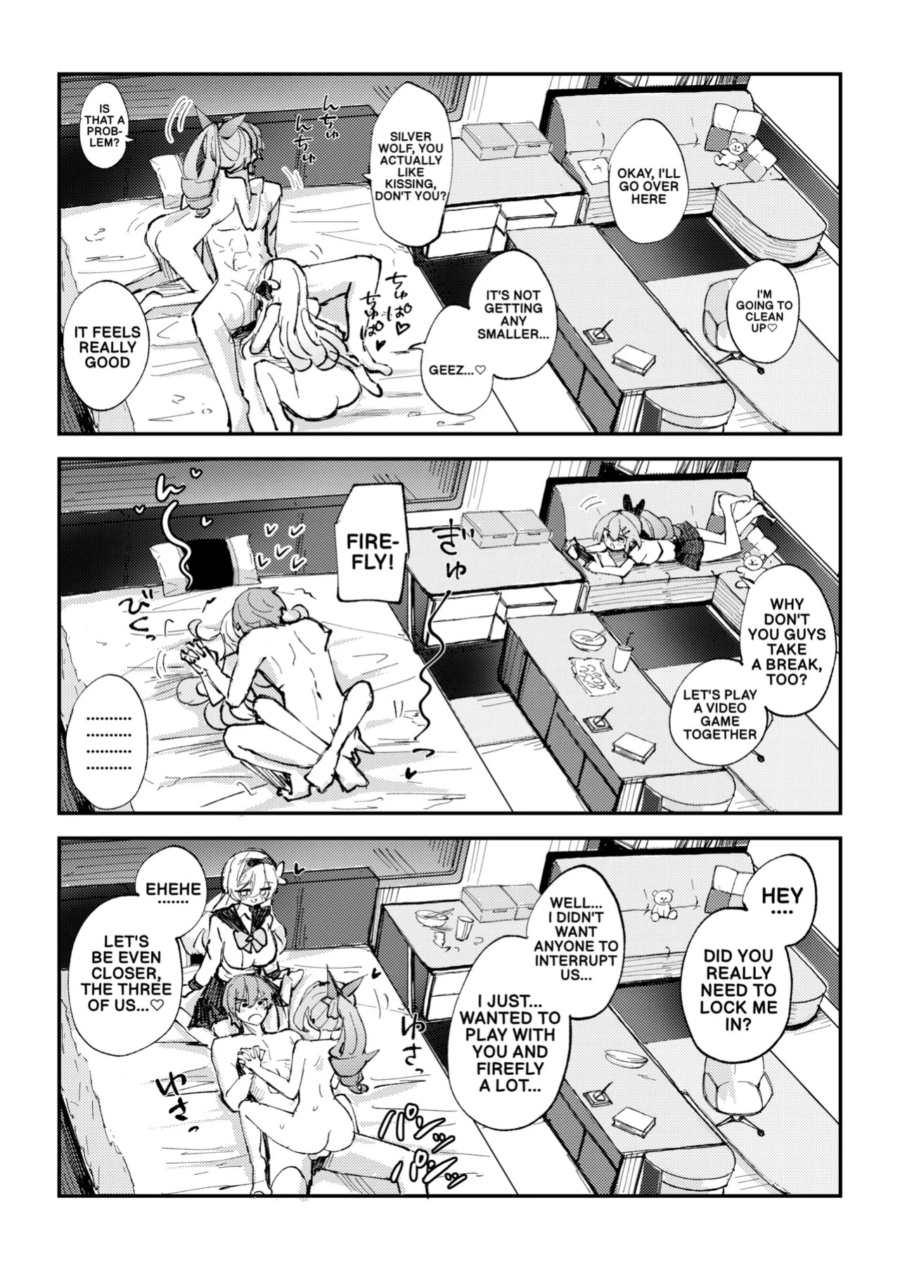 [Rossaku Kobo (Rossaku)] Nakayoshi wa Kaitakusha no Heya de | Besties in the Trailblazer's Room (Honkai: Star Rail) [English] [Digital]