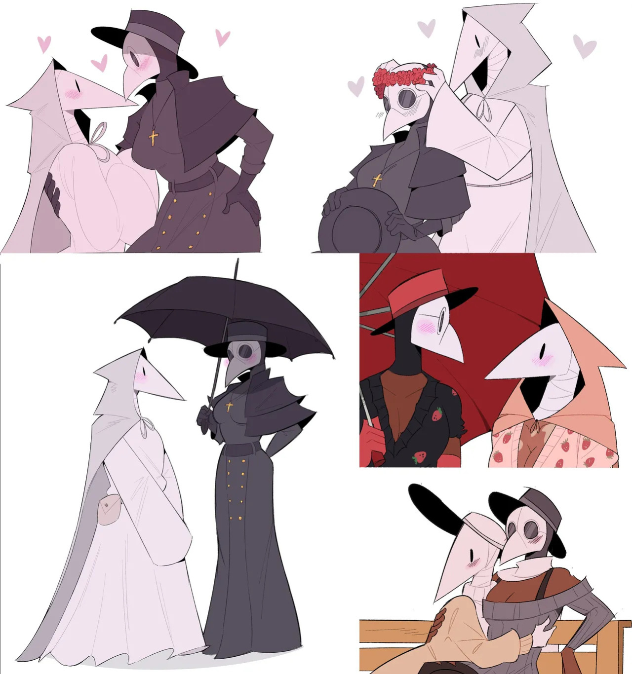 [Idolomantises (Mothmilfs)] Plague Doctors' Edition (Monsters and Girls/The Lover's Inferno)