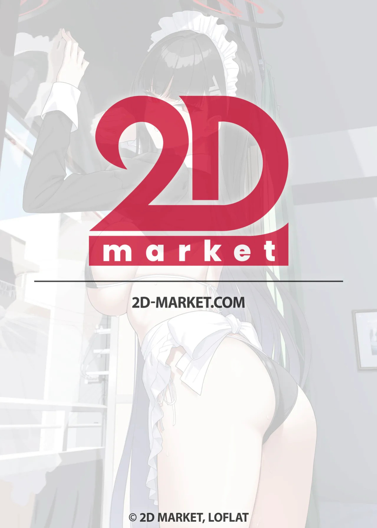 [LOFLAT (Prime)] Tsukatsuki Rio no Maid Seikatsu (Blue Archive) [English] {2d-market.com} [Decensored] [Digital]