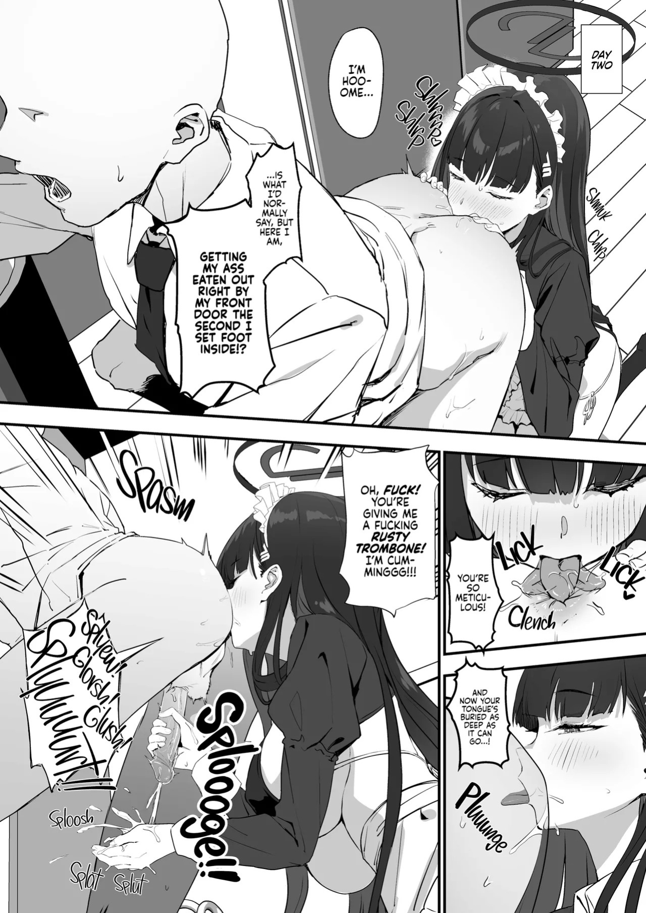 [LOFLAT (Prime)] Tsukatsuki Rio no Maid Seikatsu (Blue Archive) [English] {2d-market.com} [Decensored] [Digital]