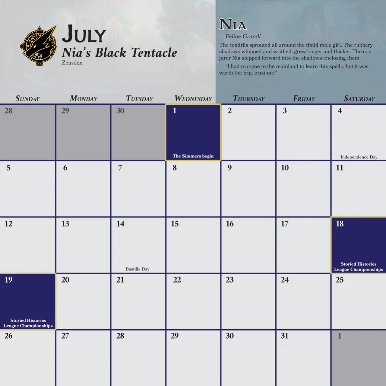 [Heartleaf games] (Various Artists) Ladies of the Beast World 2026 Feminine Calendar and Pinups (Read Disclaimer)