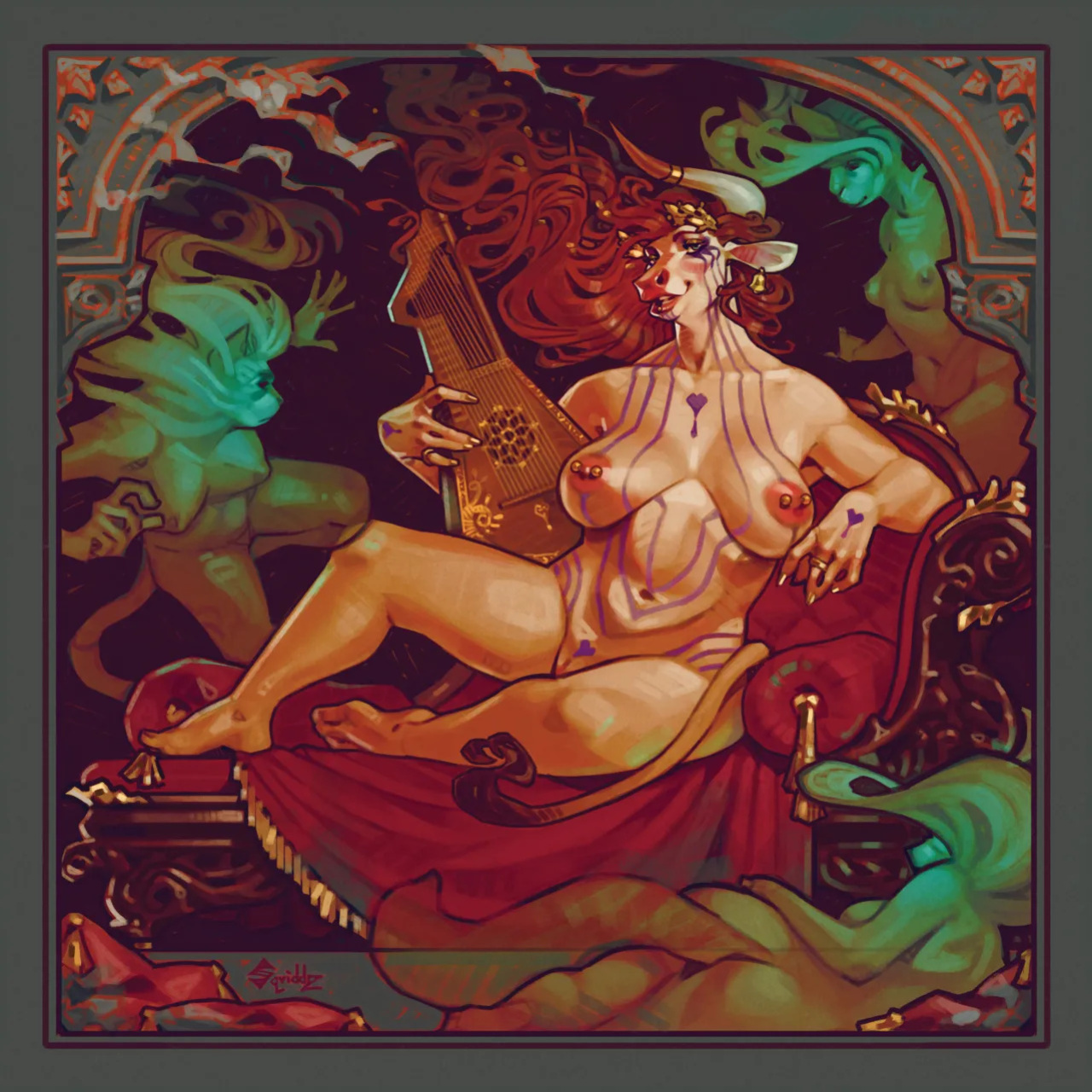 [Heartleaf games] (Various Artists) Ladies of the Beast World 2026 Feminine Calendar and Pinups (Read Disclaimer)