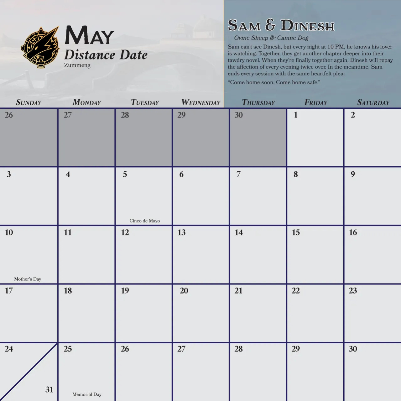 [Heartleaf games] (Various Artists) Boys of the Beast World 2026 Masculine Calendar and Pinups (Read Disclaimer)