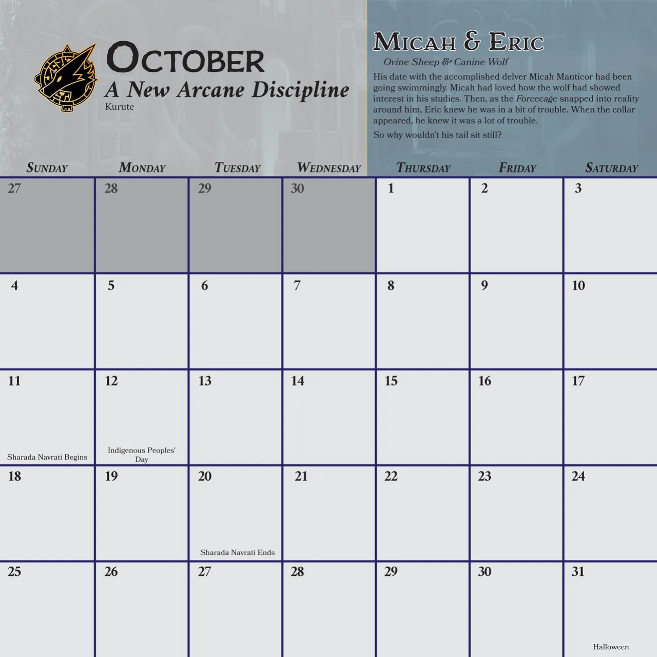 [Heartleaf games] (Various Artists) Boys of the Beast World 2026 Masculine Calendar and Pinups (Read Disclaimer)
