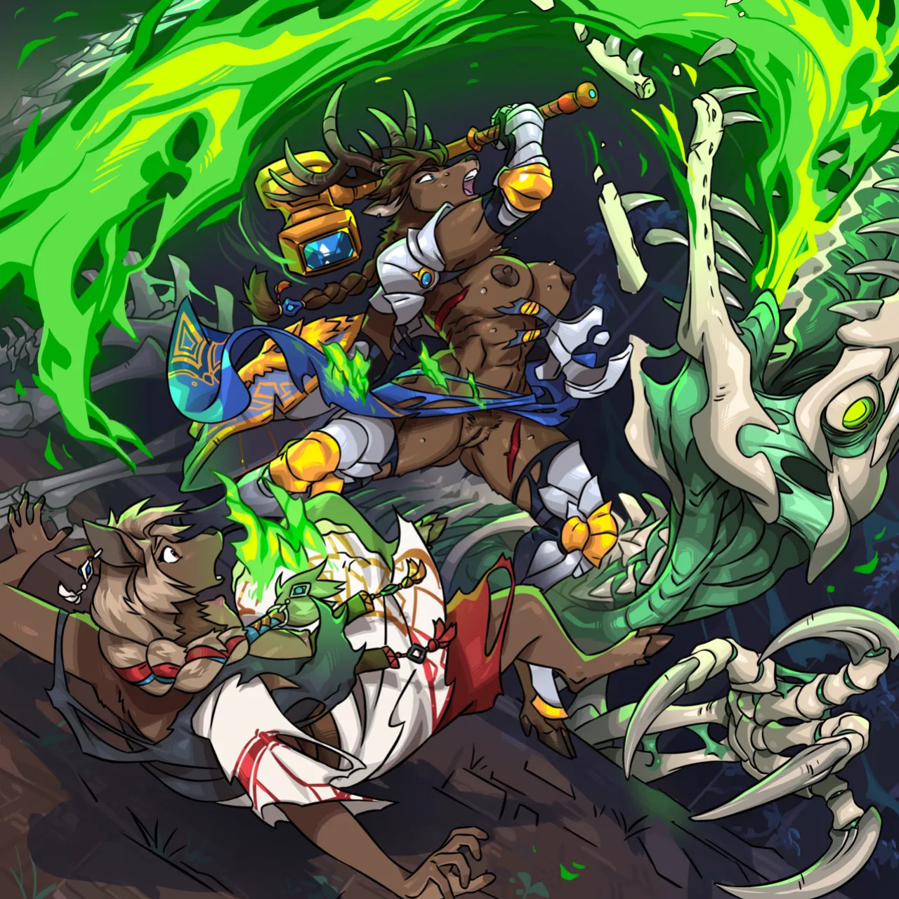 [Heartleaf games] (Various Artists) Ladies of the Beast World 2025 Feminine Calendar and Pinups (Read Disclaimer)
