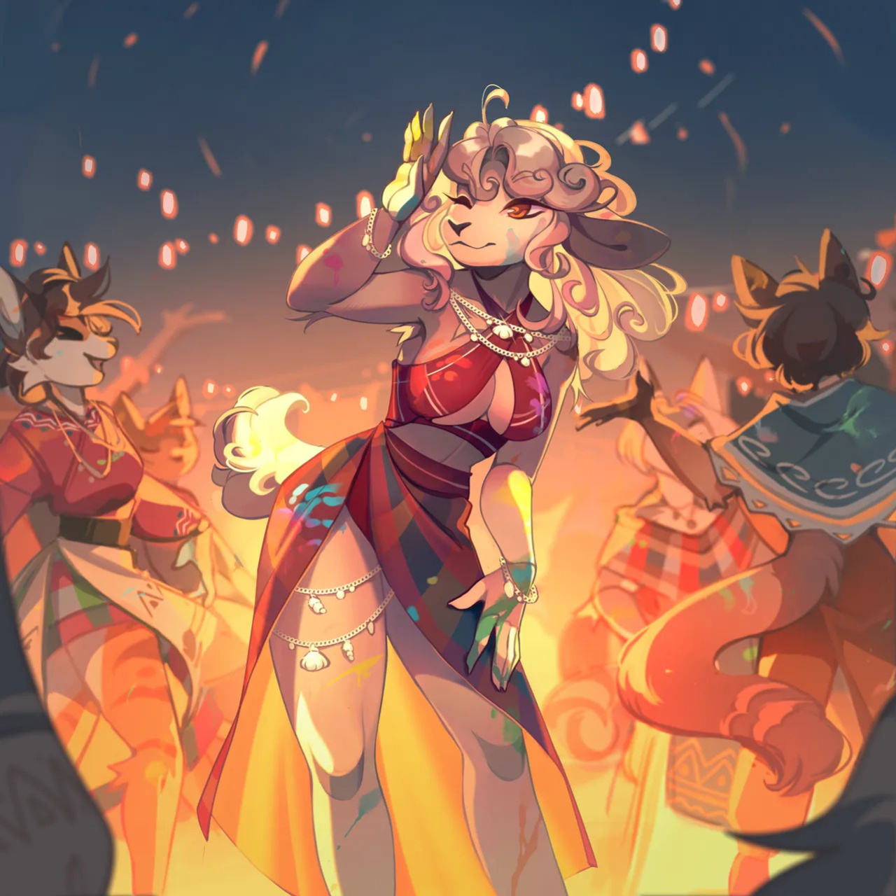[Heartleaf games] (Various Artists) Ladies of the Beast World 2024 Feminine Calendar and Pinups (Read Disclaimer)