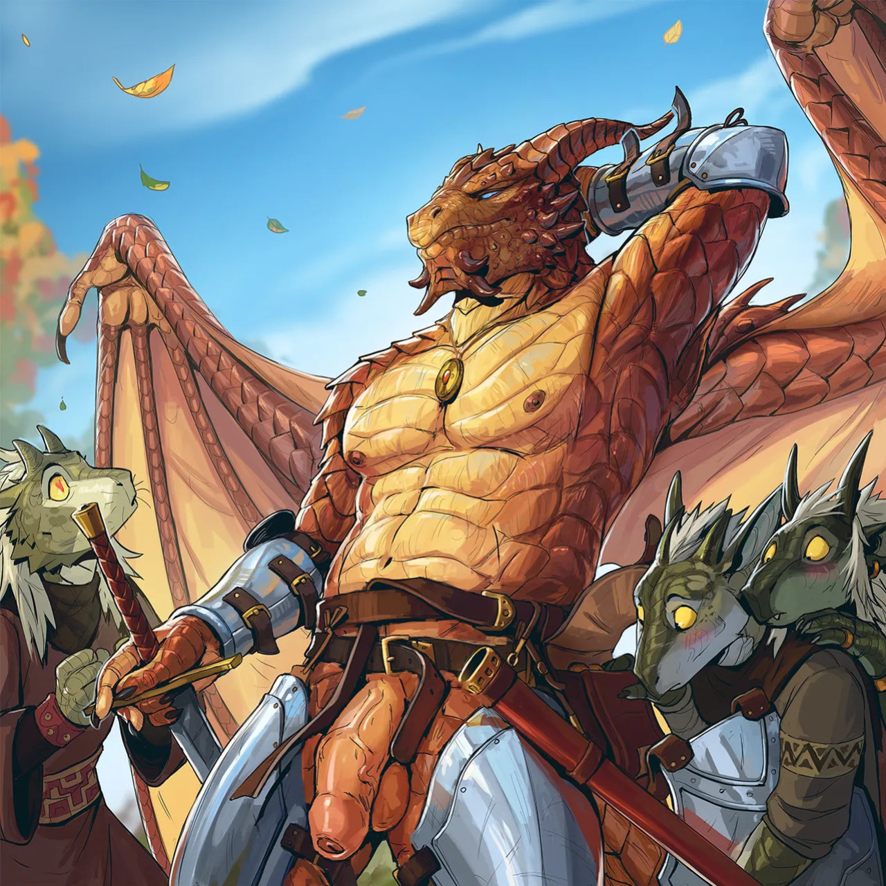 [Heartleaf games] (Various Artists) Boys of the Beast World 2024 Masculine Calendar and Pinups (Read Disclaimer)