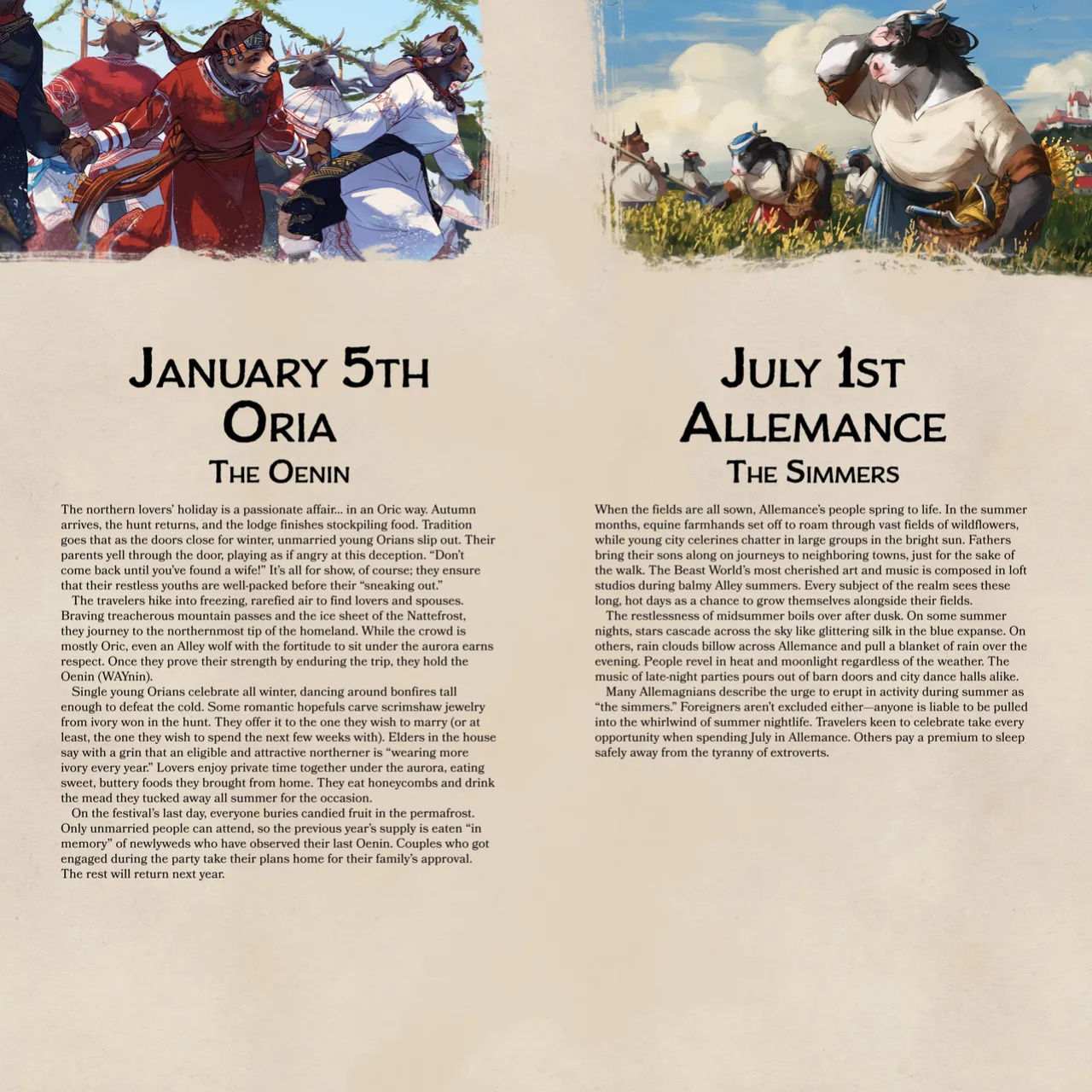 [Heartleaf games] (Various Artists) Boys of the Beast World 2024 Masculine Calendar and Pinups (Read Disclaimer)