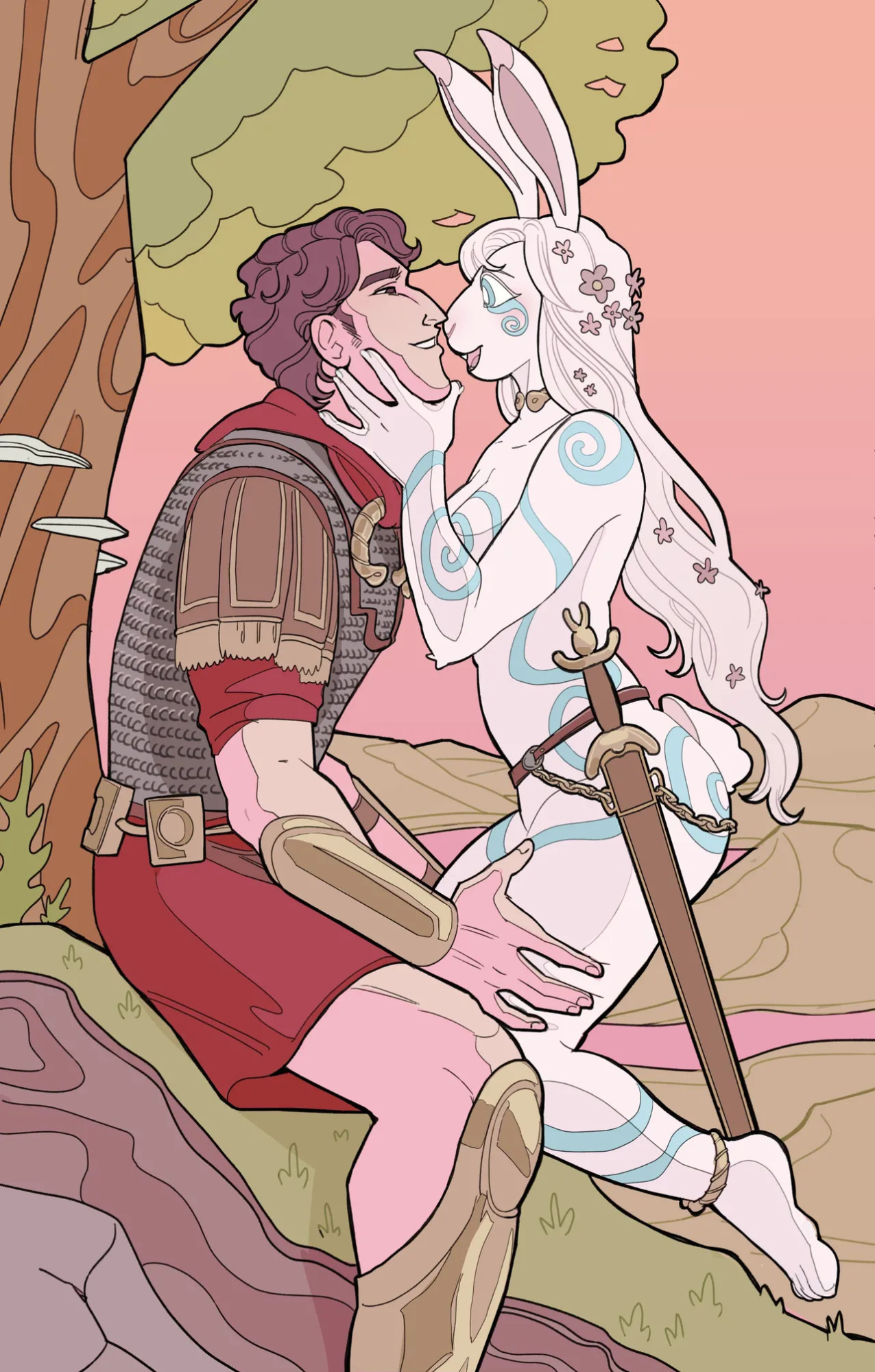 Barbarian bunny witch series by [Toffee 32]/[Faust] in e621